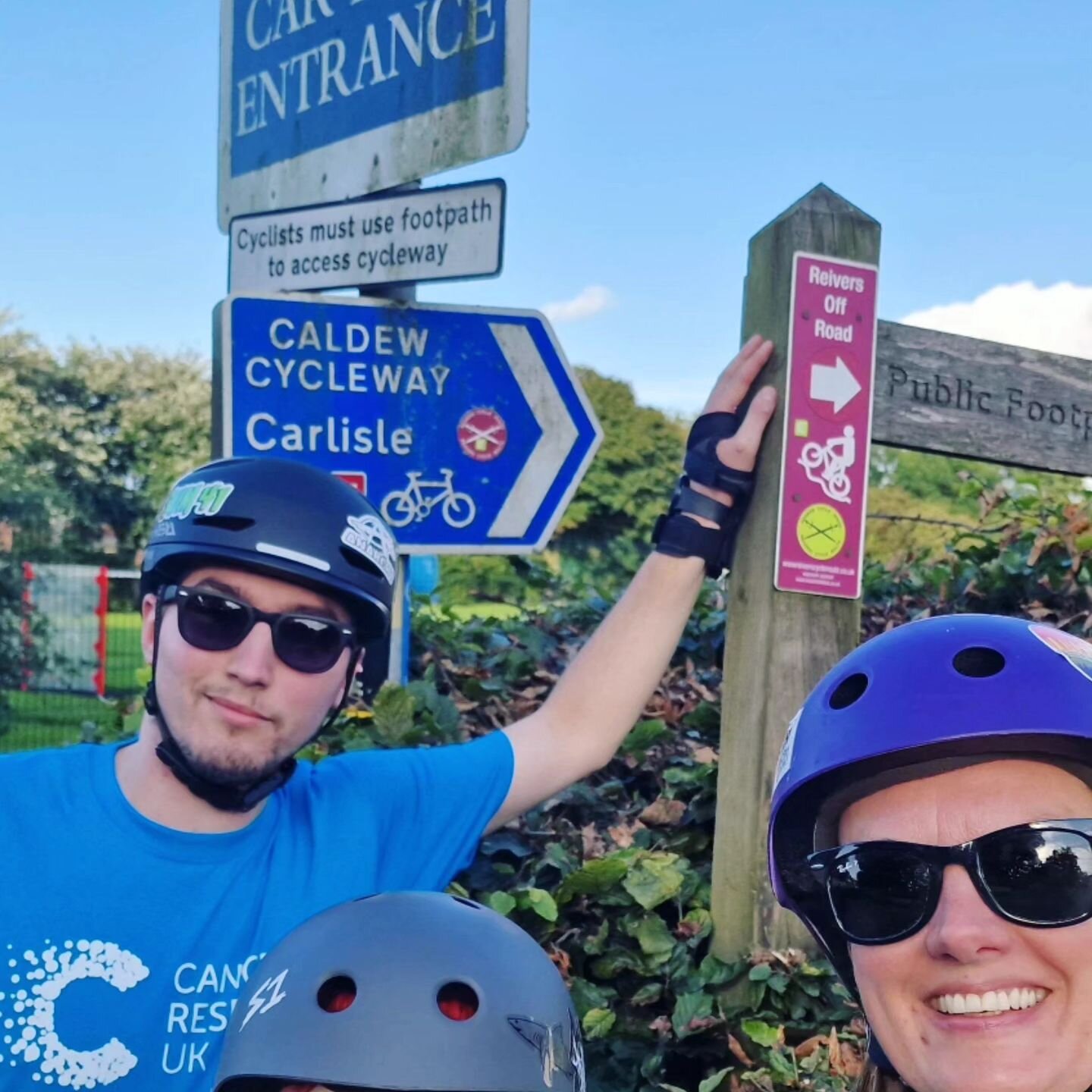 We are still going strong with the BCRD 100 Miles for Cancer Research! Some members have already hit the halfway mark 🤯

Couldn't resist a snap of our Border Weaver next to the Reiver sign!

Bit of a bumpy skate and a fair amount of complaining took