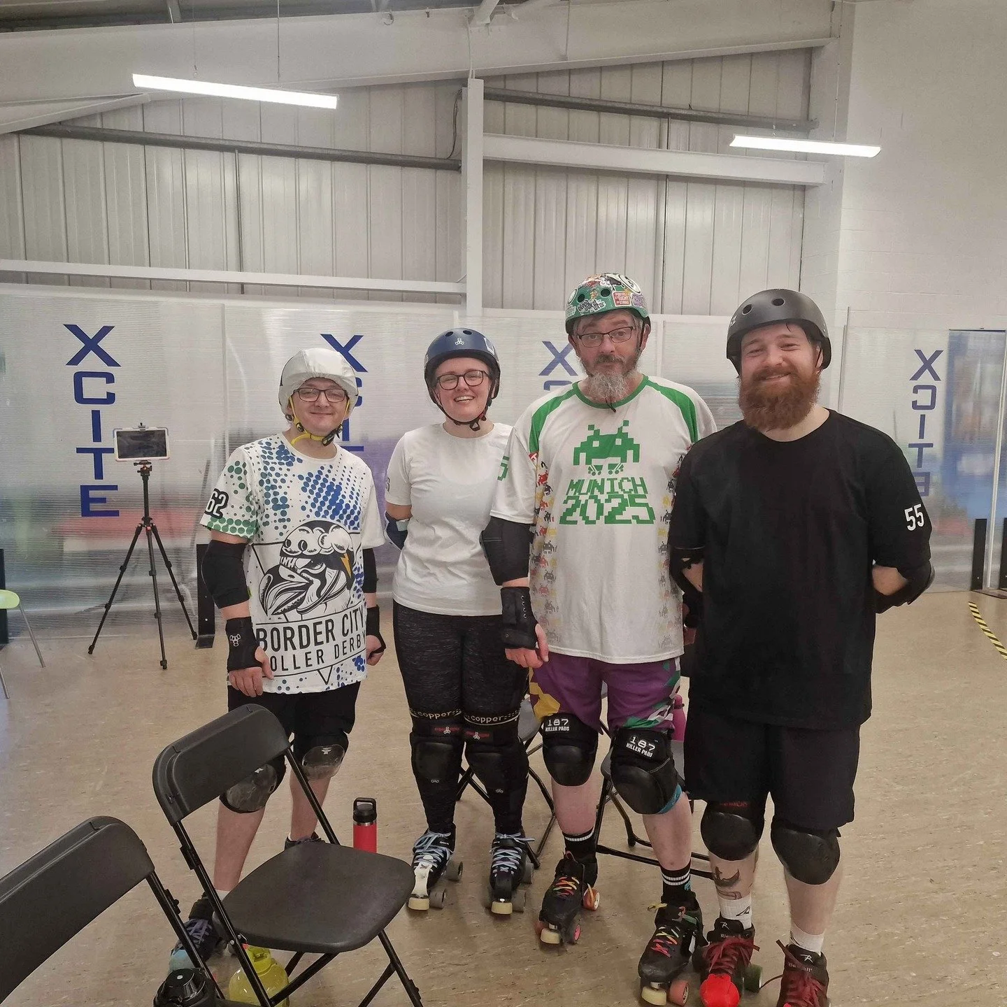 Well done to our skaters that played in Livingston yesterday especially Offside he picked up MVP well done. thank you to New Town Roller Derby organising the game we all had lots of fun.
also thank you to Border Weaver for organising the Halloween so