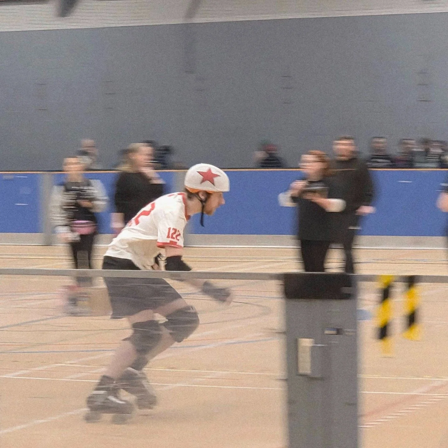 Yesterday the team had a day out at Middlesbrough to watch international roller derby four nations and support out Head coach STRIDER who did us all proud playing for the England development team with a few 28 point Jams well done also we would like 