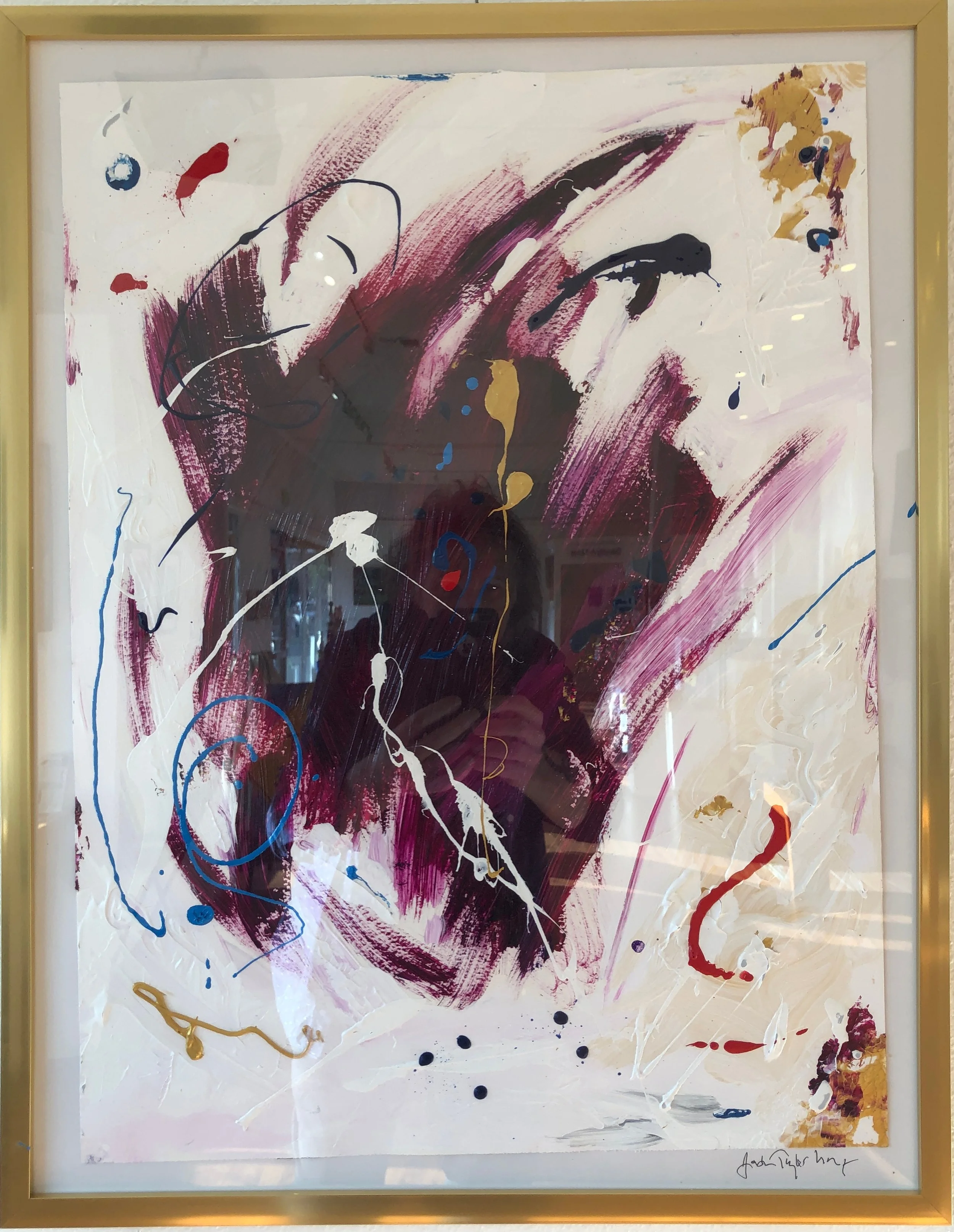 Momentary Wonders Awaken Us #1 ... 18"x24"  acrylic on paper