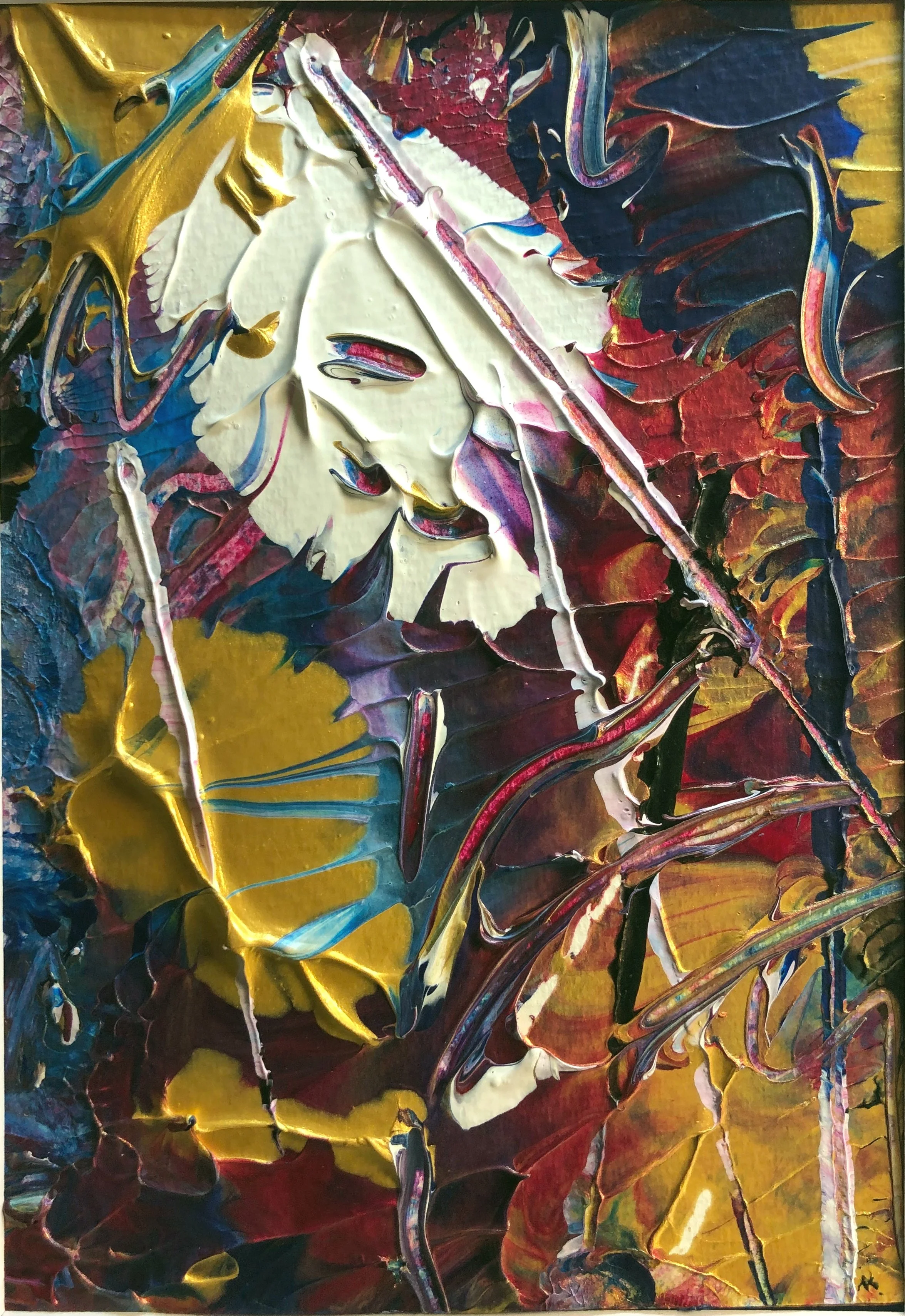 Imaginary Jungle ... 5 x 7in - Acrylic on 140 lb. paper