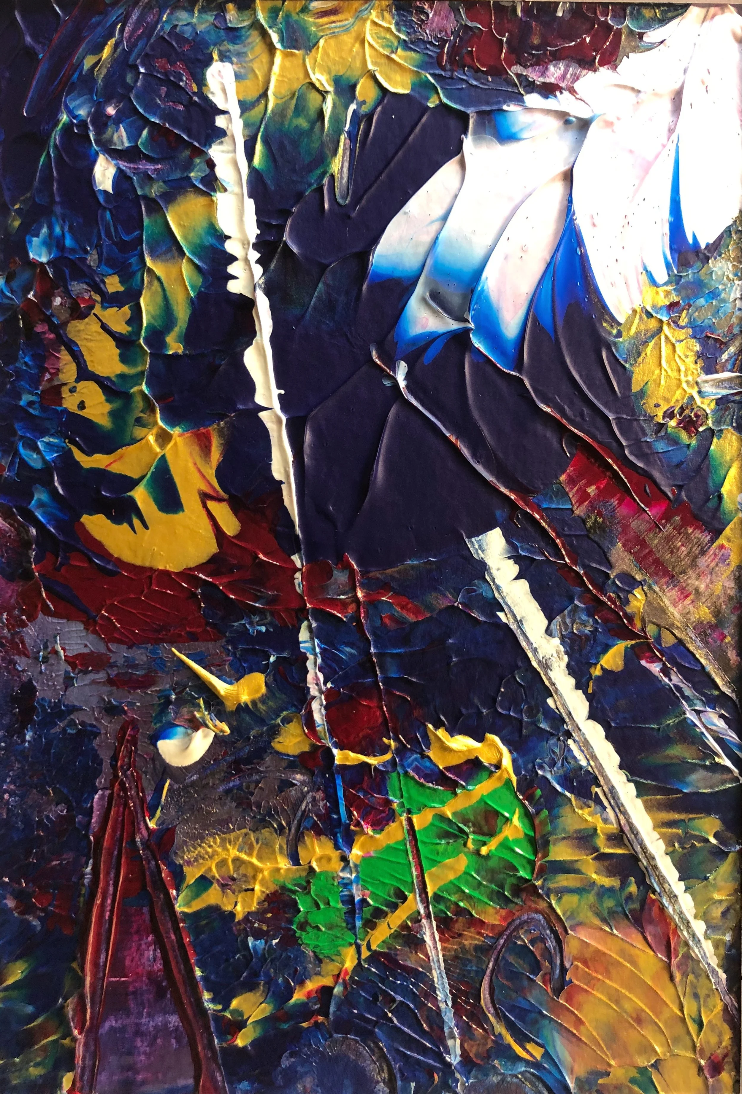 Exotic Surprise ... 5 x 7in - Acrylic on 140 lb. paper