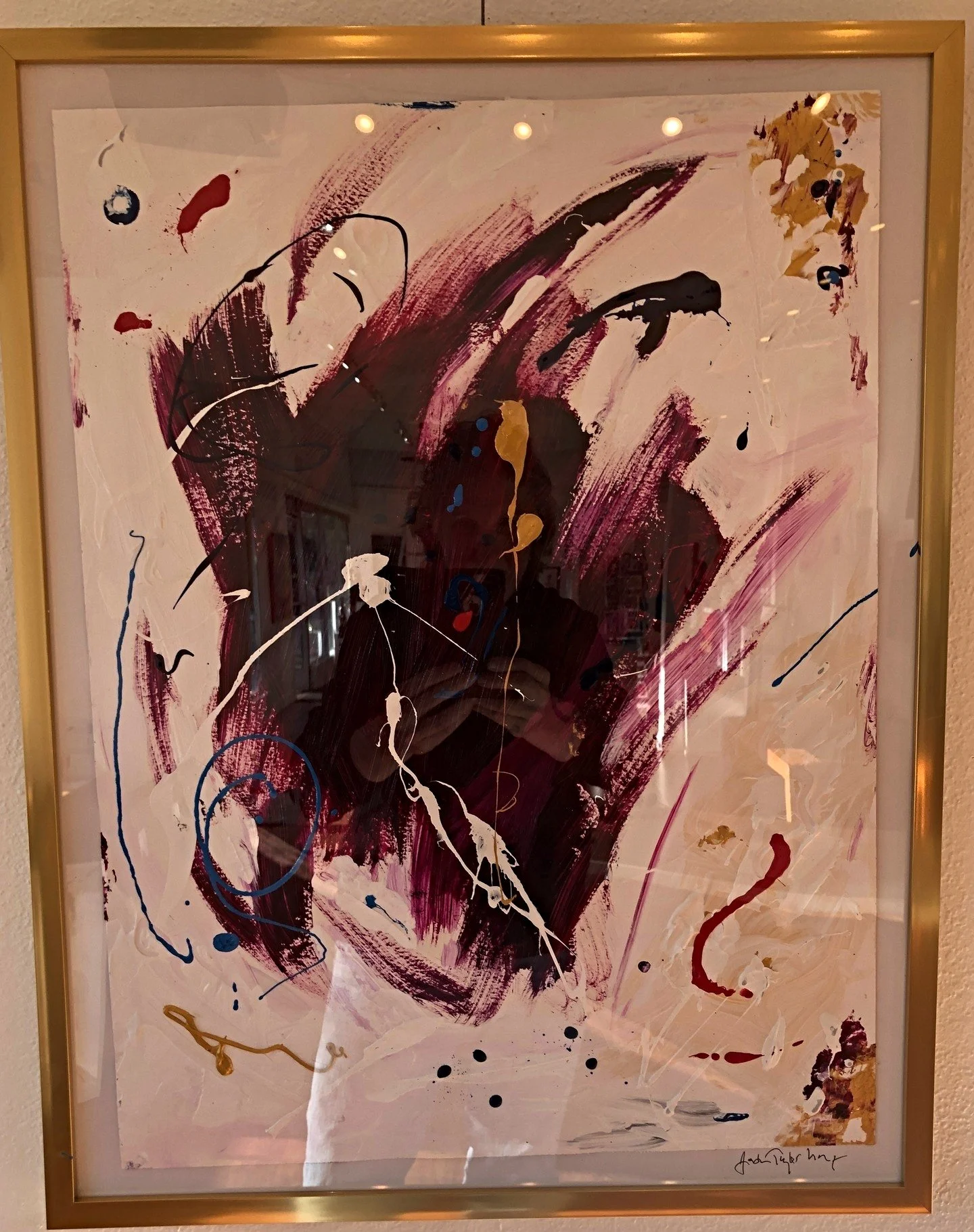 Momentary Wonders Awaken Us #1 ... 18"x24"  acrylic on paper