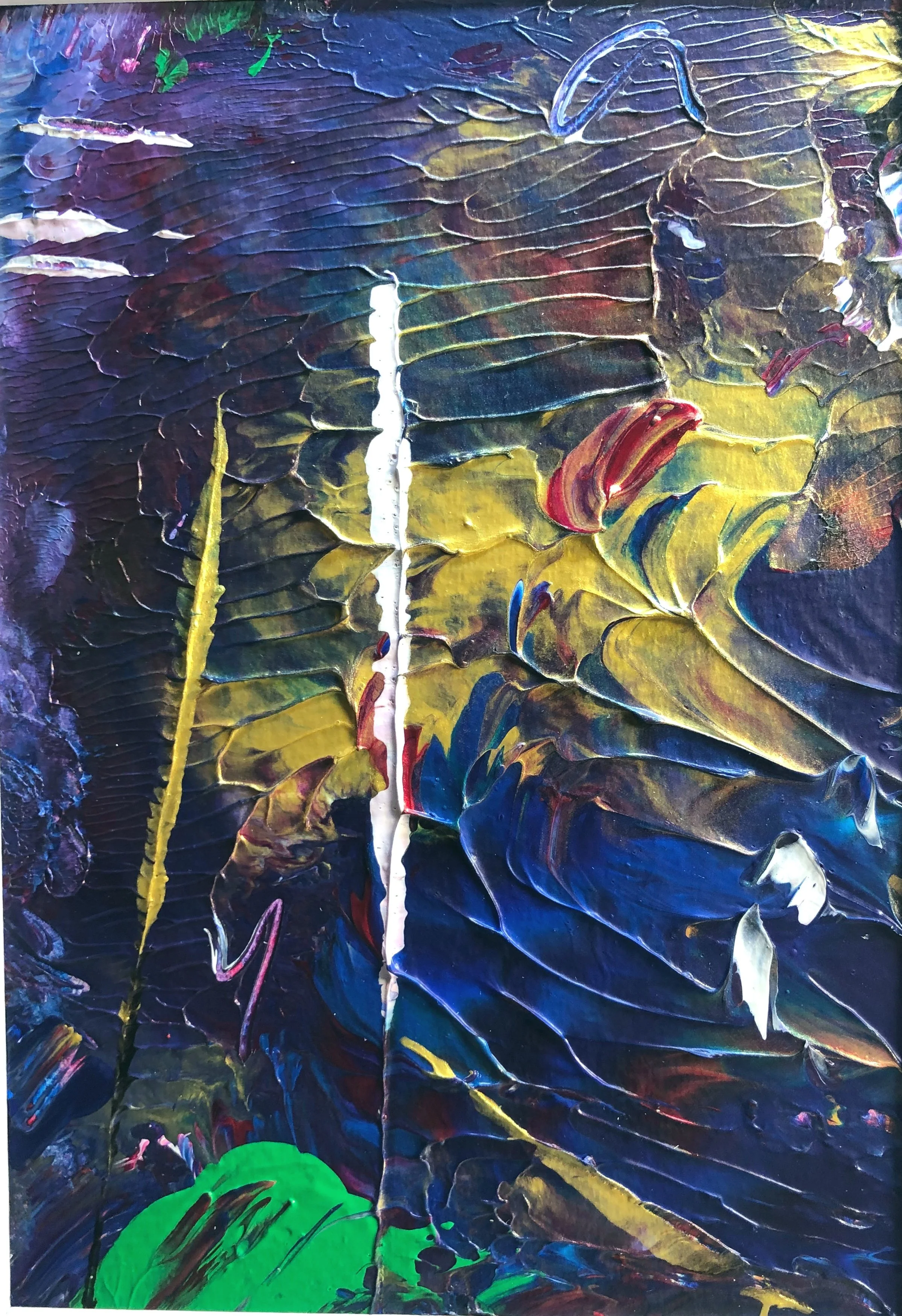 Night Wind ... 5 x 7in - Acrylic on 140 lb. paper