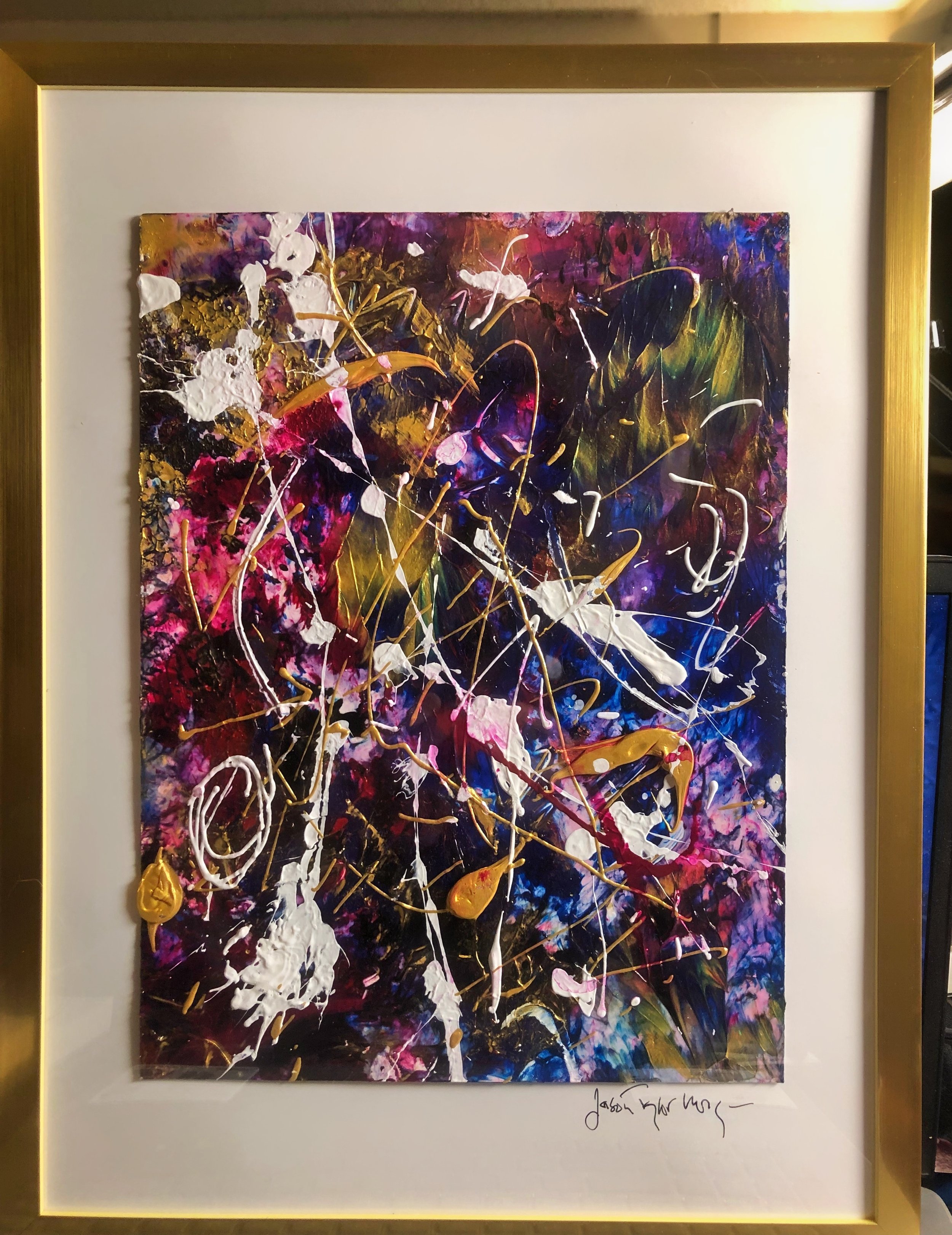 Pat Metheny #13- 9"x11"  acrylic on paper