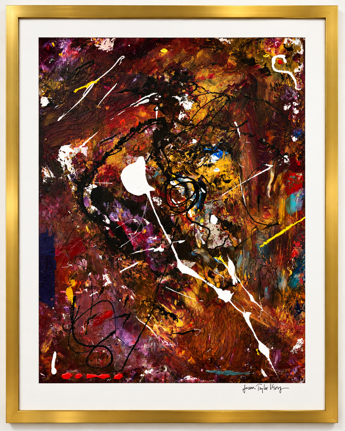 Interstellar Love Song ... 18"x24"  acrylic on paper
