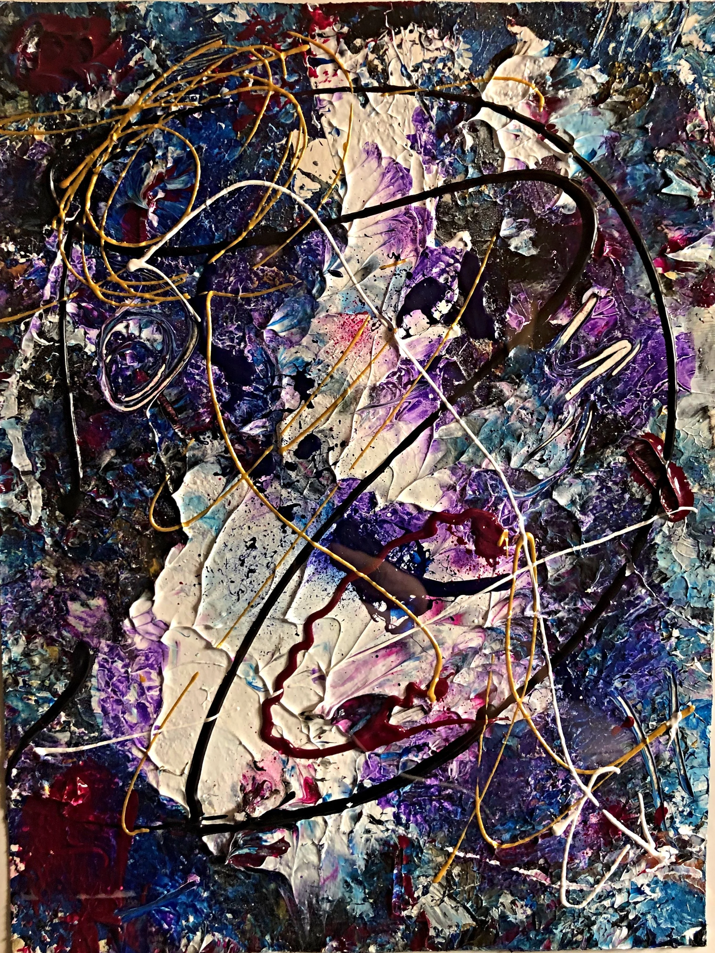 Our Fear of Freedom ... 9 x 12in - Acrylic on 140 lb. paper