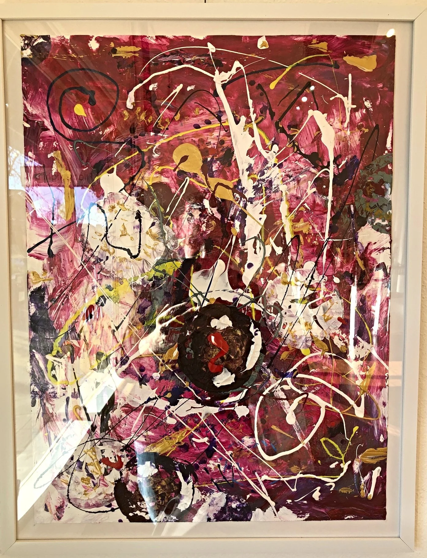 Mind Hack (It's a long story) ... 18"x24"  acrylic on paper