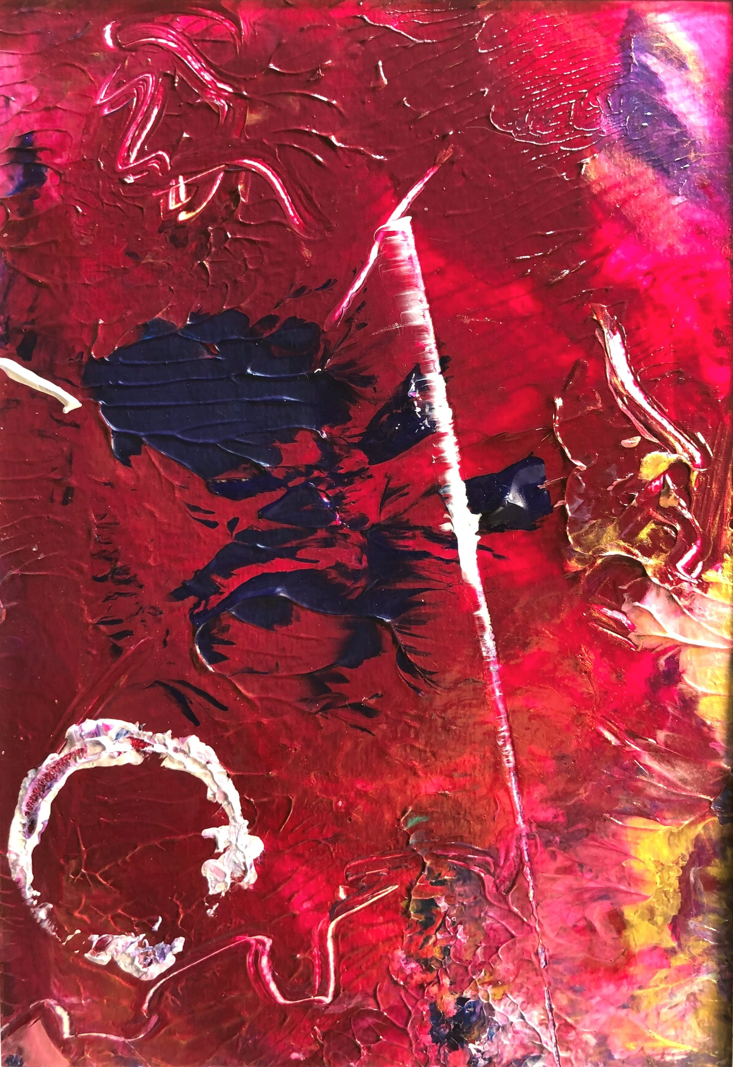 Love in the Balance ... 5 x 7in - Acrylic on 140 lb. paper