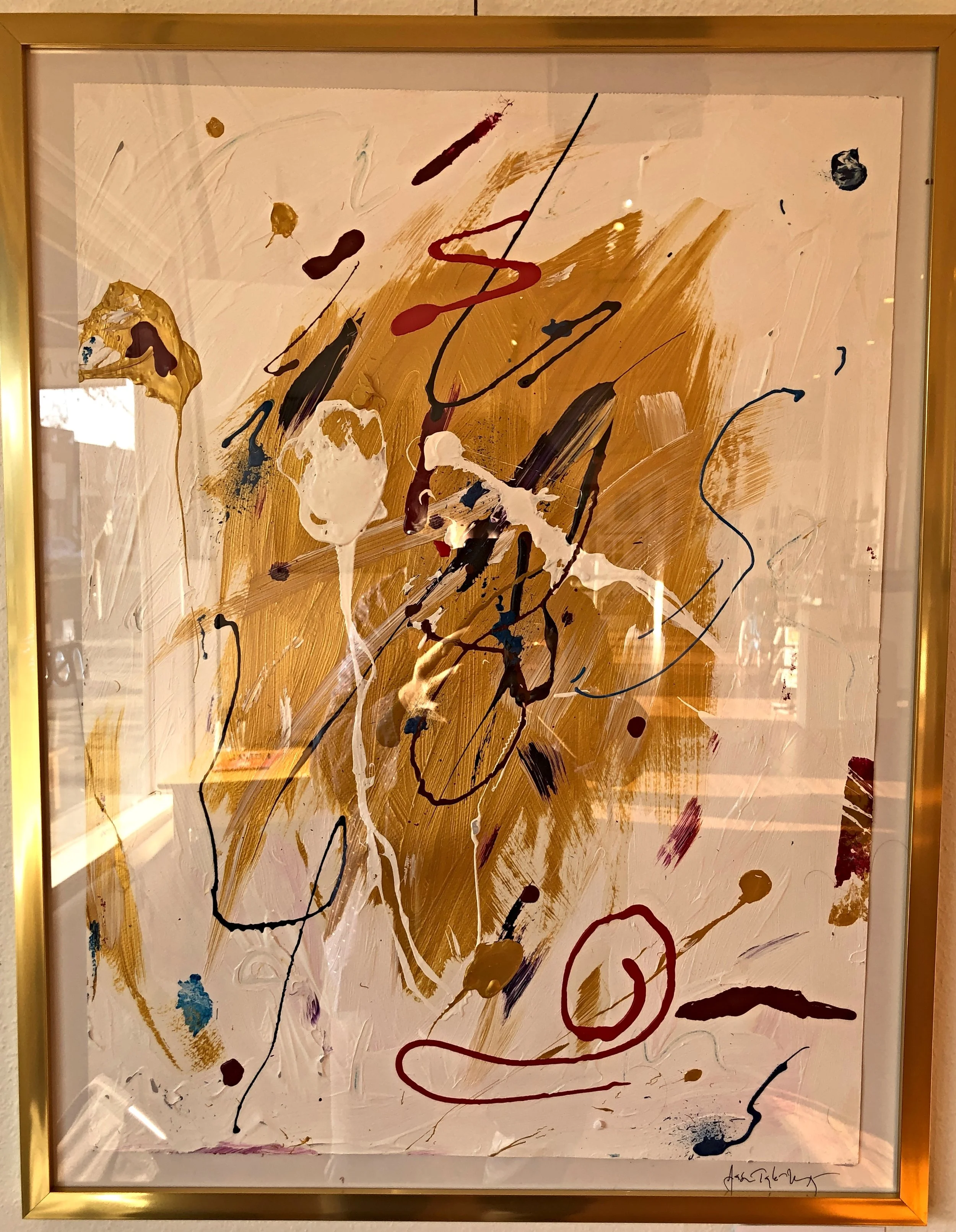 Momentary Wonders Awaken Us #2 ... 18"x24"  acrylic on paper