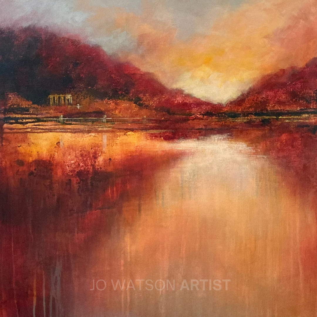 'Three Arches' 24 x 24’ Original Painting (signed and dated)