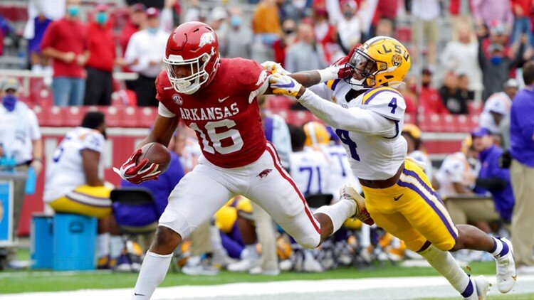 10 NFL draft prospects you need to know: Arkansas WR Treylon Burks (Eric Edholm, Yahoo Sports Australia)