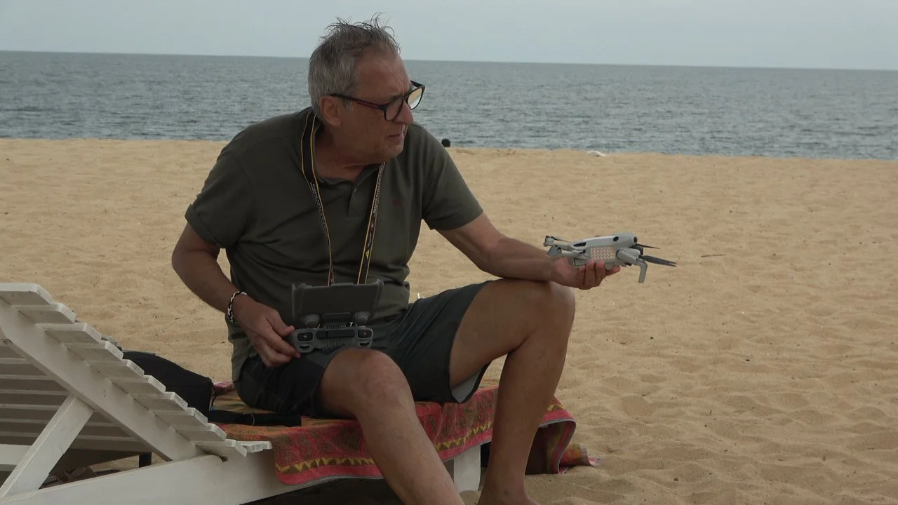 Na restinga do Lobito houve tempo para levantar vôo.