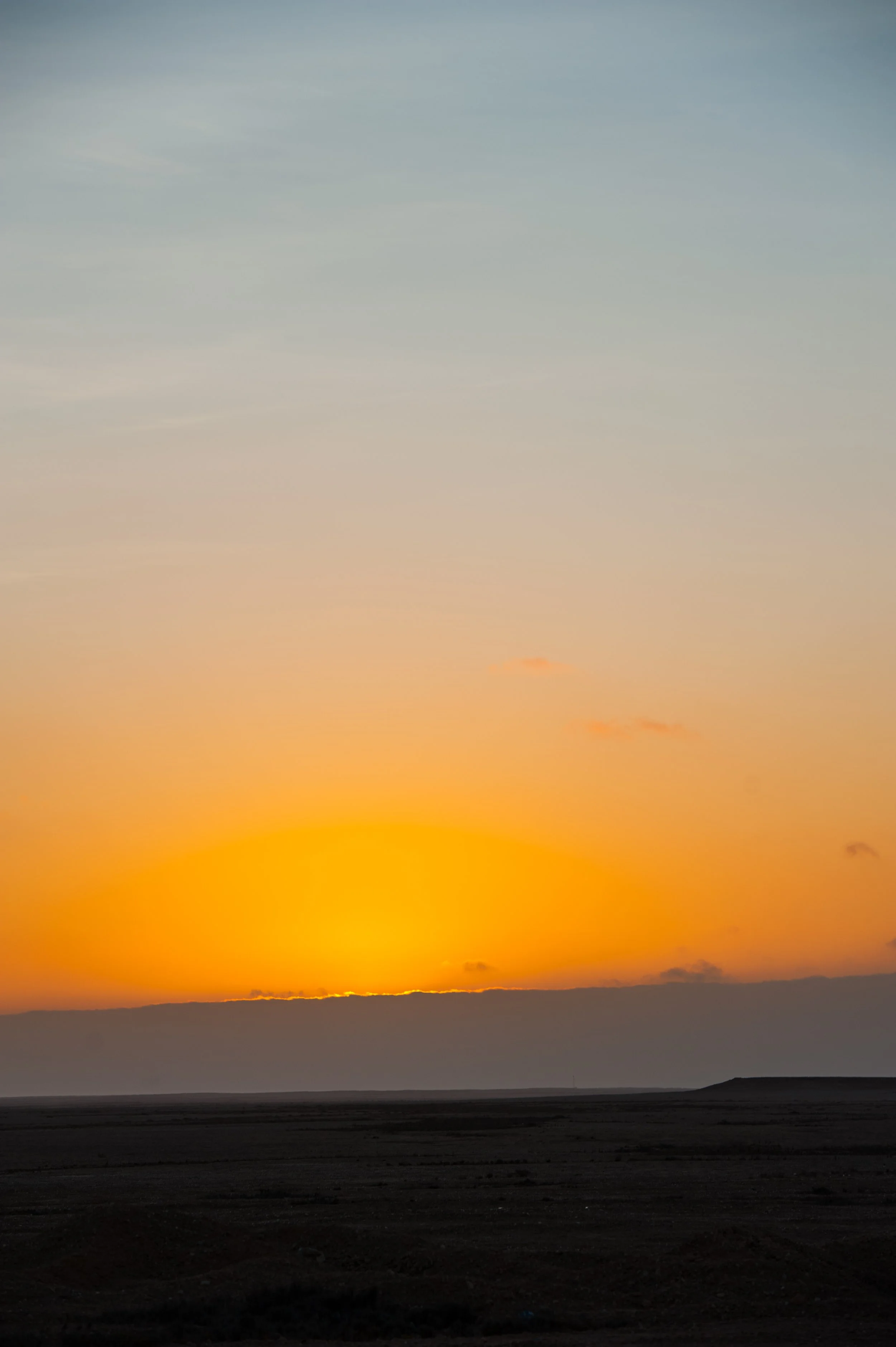 Parámos, para apreciar o rápido pôr-do-Sol.