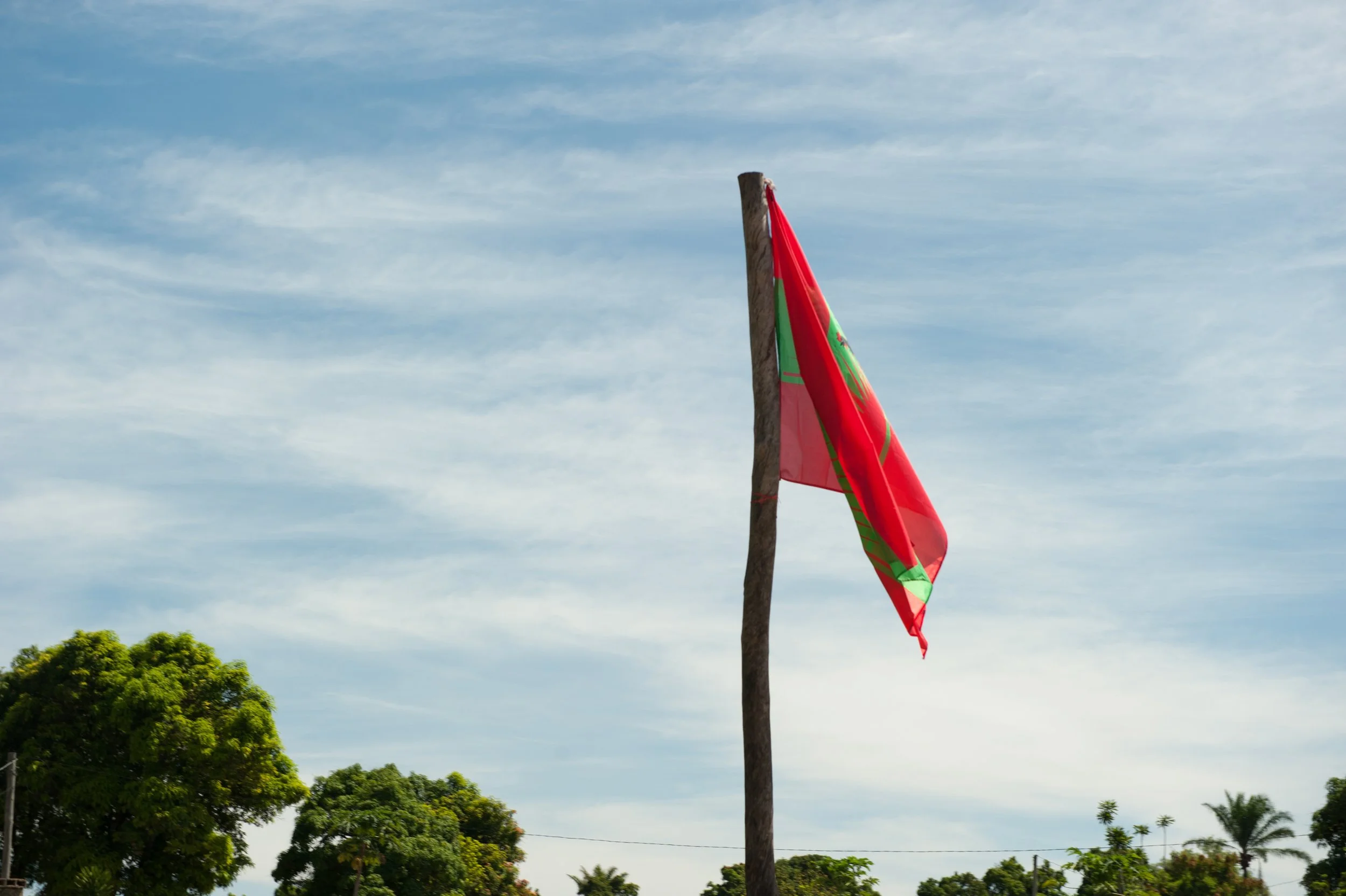 A bandeira 'da oposião' (UNITA)