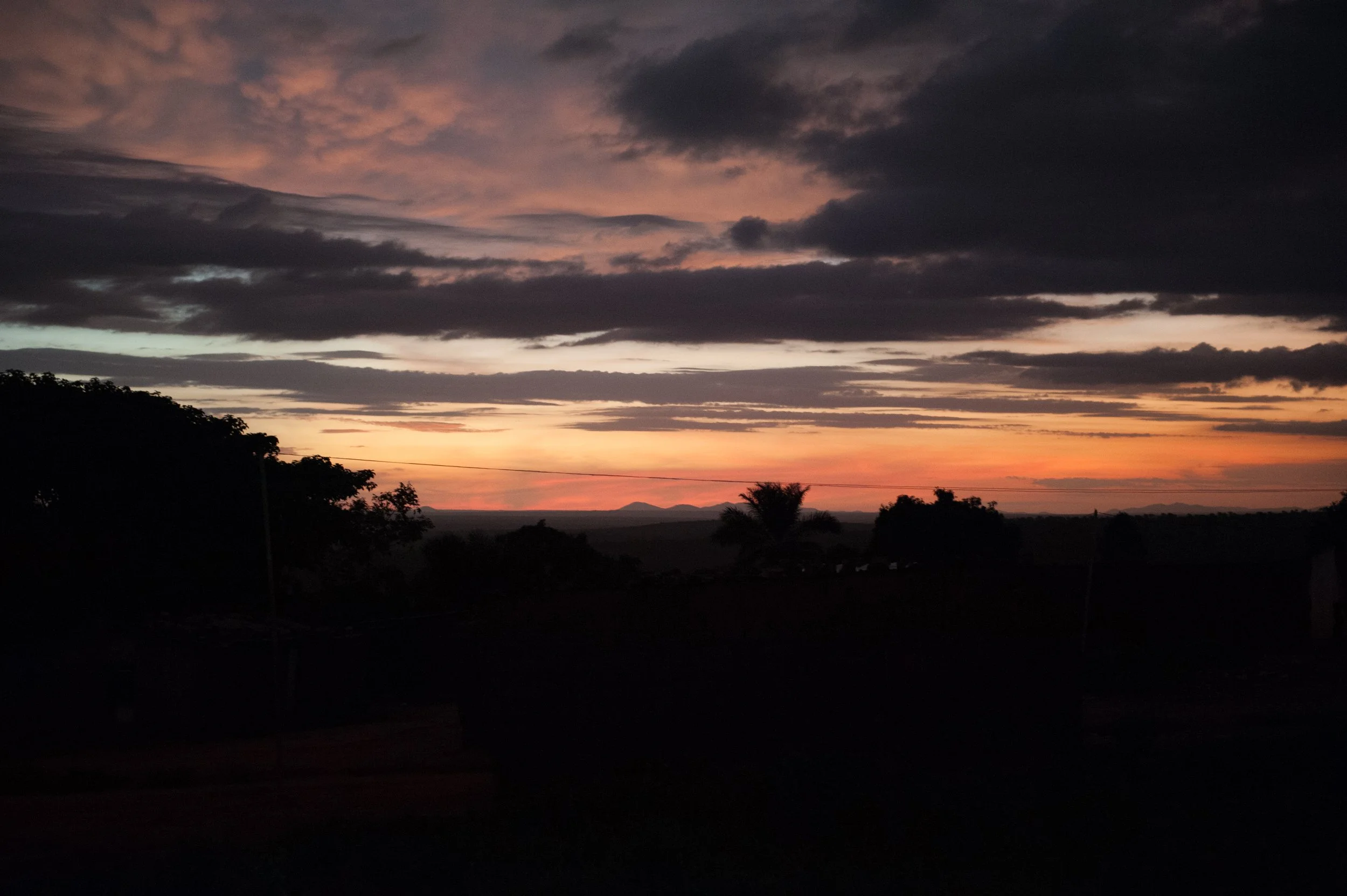 Anoitecer em Calandula.