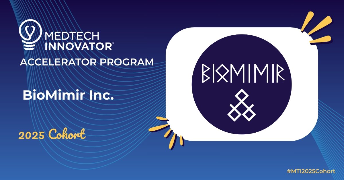 BioMimir Selected for Prestigious MedTech Innovator 2025 Accelerator Cohort