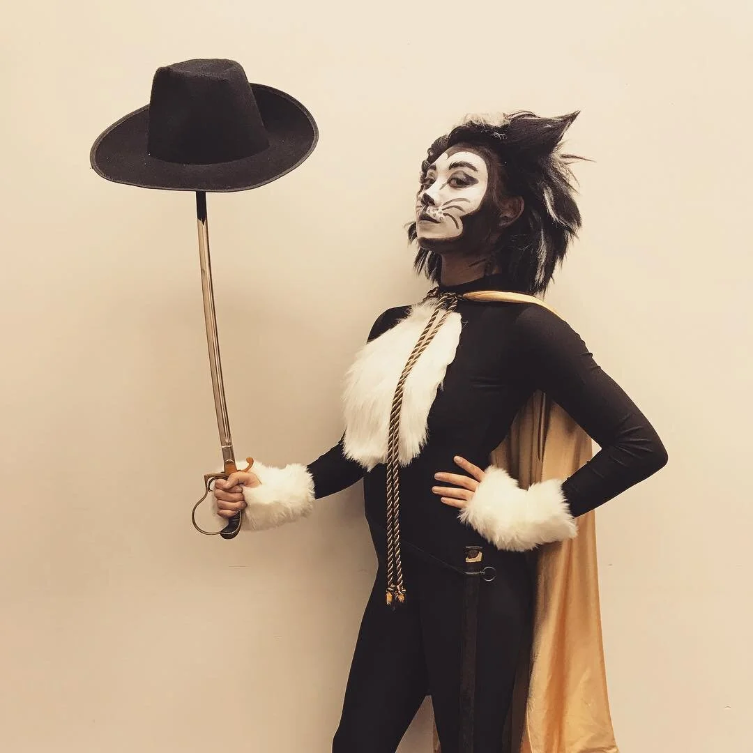 Hannah as El Gato in El Gato con Botas at CWU Opera (2018)