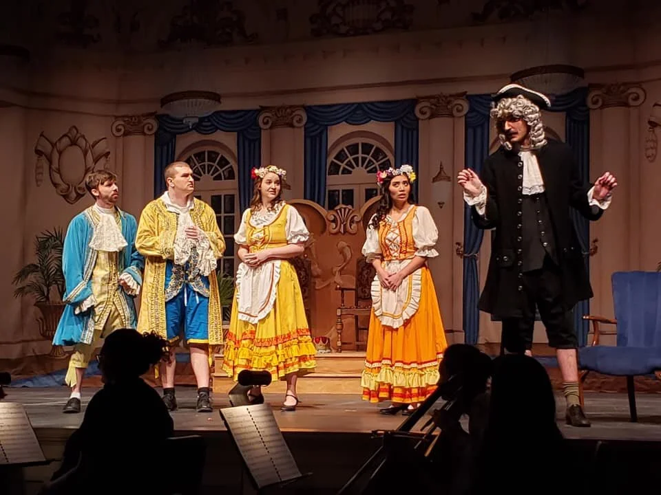 Hannah as Tessa in a dress rehearsal for The Gondoliers with CWU Opera (2019)