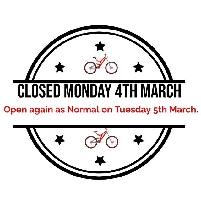 We will be Closed on Monday March 4th just for one day, Open again as normal on Tuesday 5th March from 9:30am. Apologies for any inconvenience this may cause. #timeforabreak #localbusiness #smallbusiness #miltonkeynes