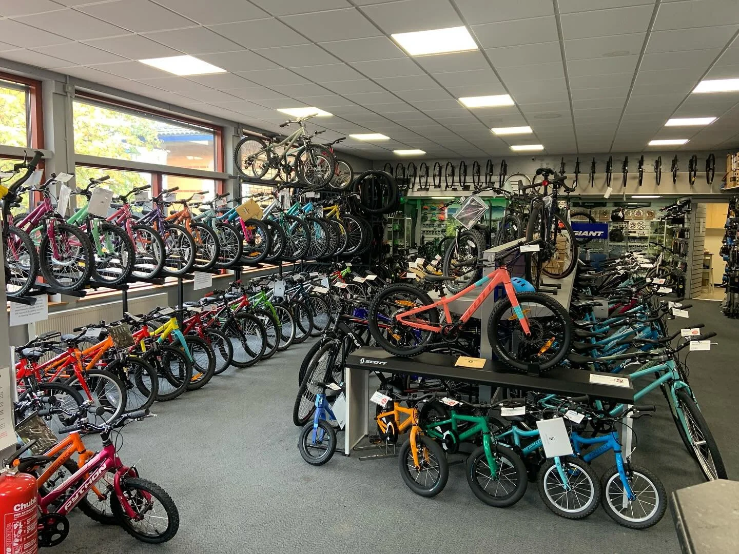 Please don&rsquo;t tell us off for the next line&hellip;., Christmas is just around the corner 🙃👀With that in mind we have had a good shift around in the shop today to make room for more bikes. We now have a superb selection of junior bikes from 14