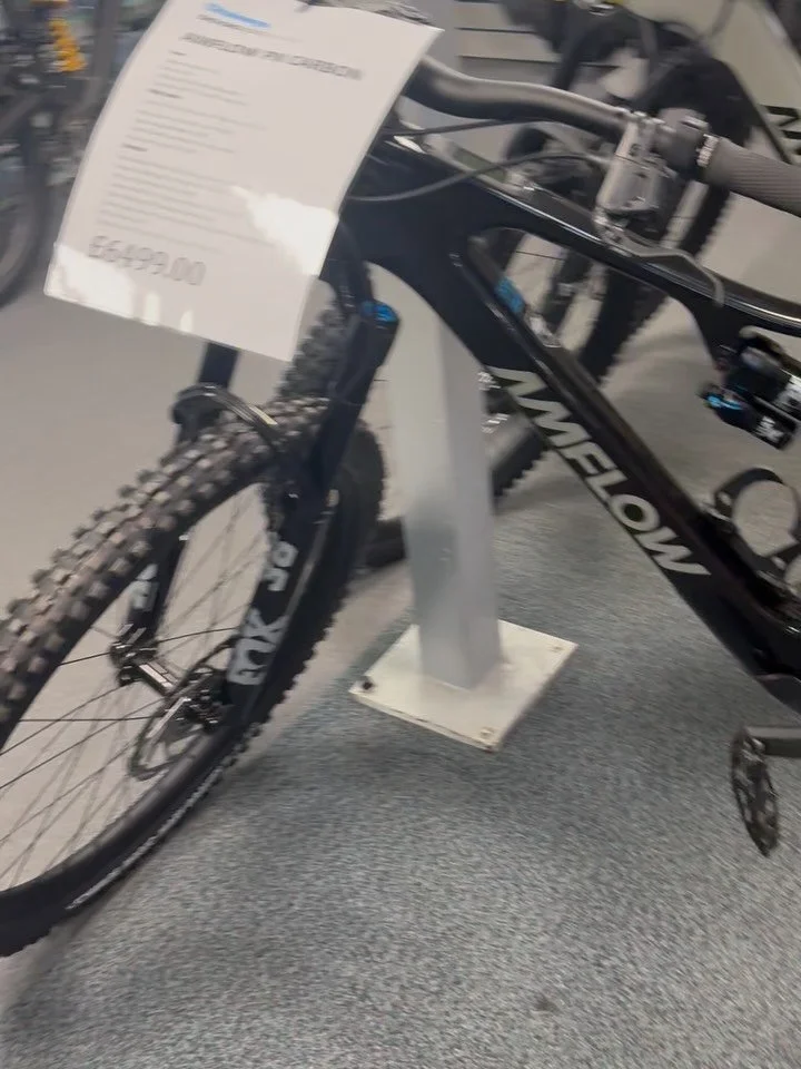 As some of you who have visited the store lately will know, we are now an @amflowbikes dealer. We have the TL in a Small Medium as a demo bike and the PX in a large as a demo. We also have one PR in large for stock, these are the ones many of you are