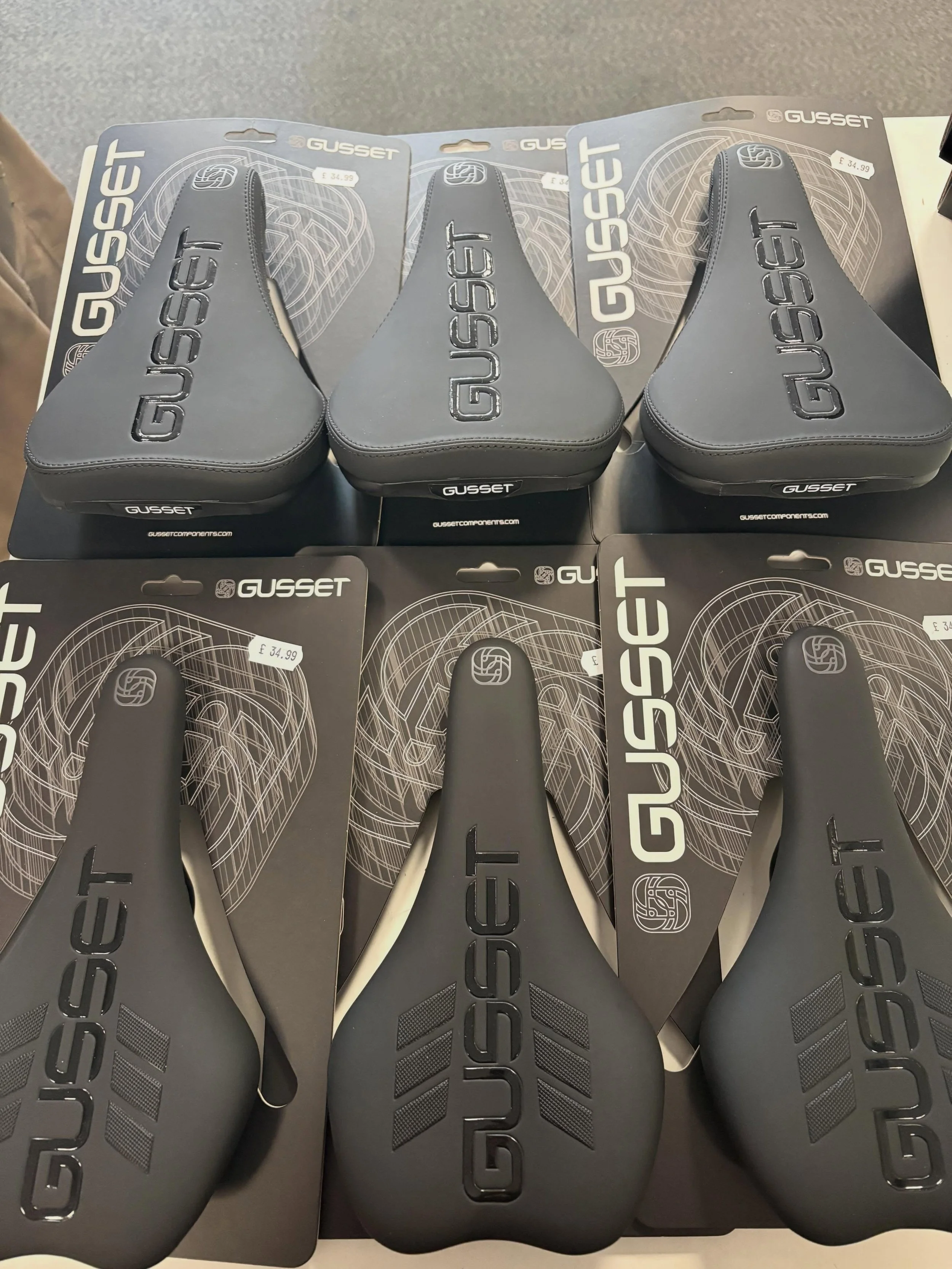 @gussetcomponents drop has just landed into stock. Some saddles, bars, stems, pedals and grips back in the shelves&hellip;..be quick❤️❤️ #localbikeshop #ridemoremtb #dirtjumper #miltonkeynesbikeshop #bikeparts
