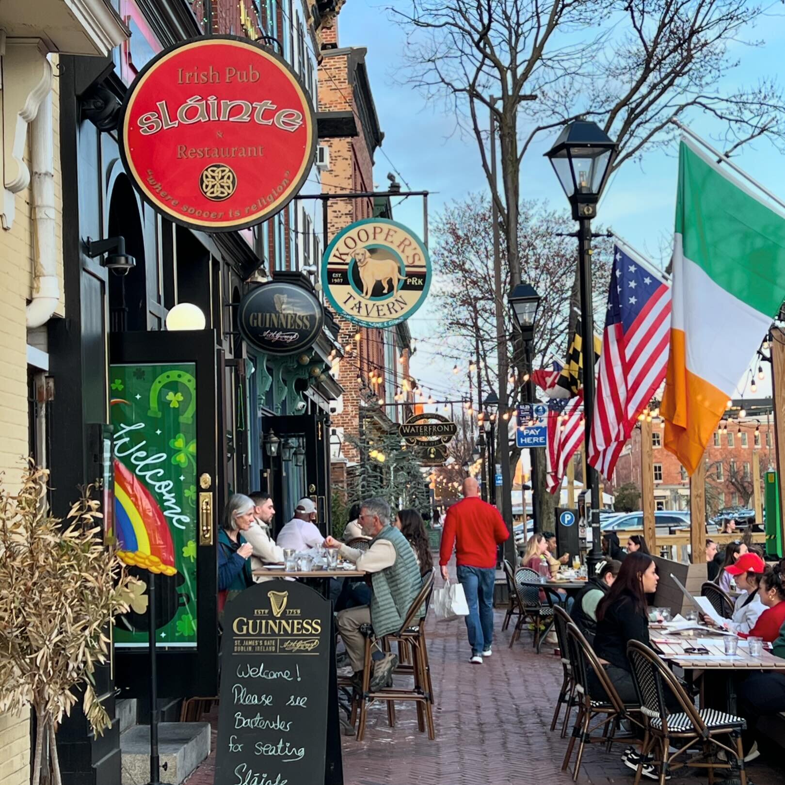 It&rsquo;s time for a great weekend in Fell&rsquo;s Point!☘️💚 #fellspointmainstreet #fellspoint #neighborhood