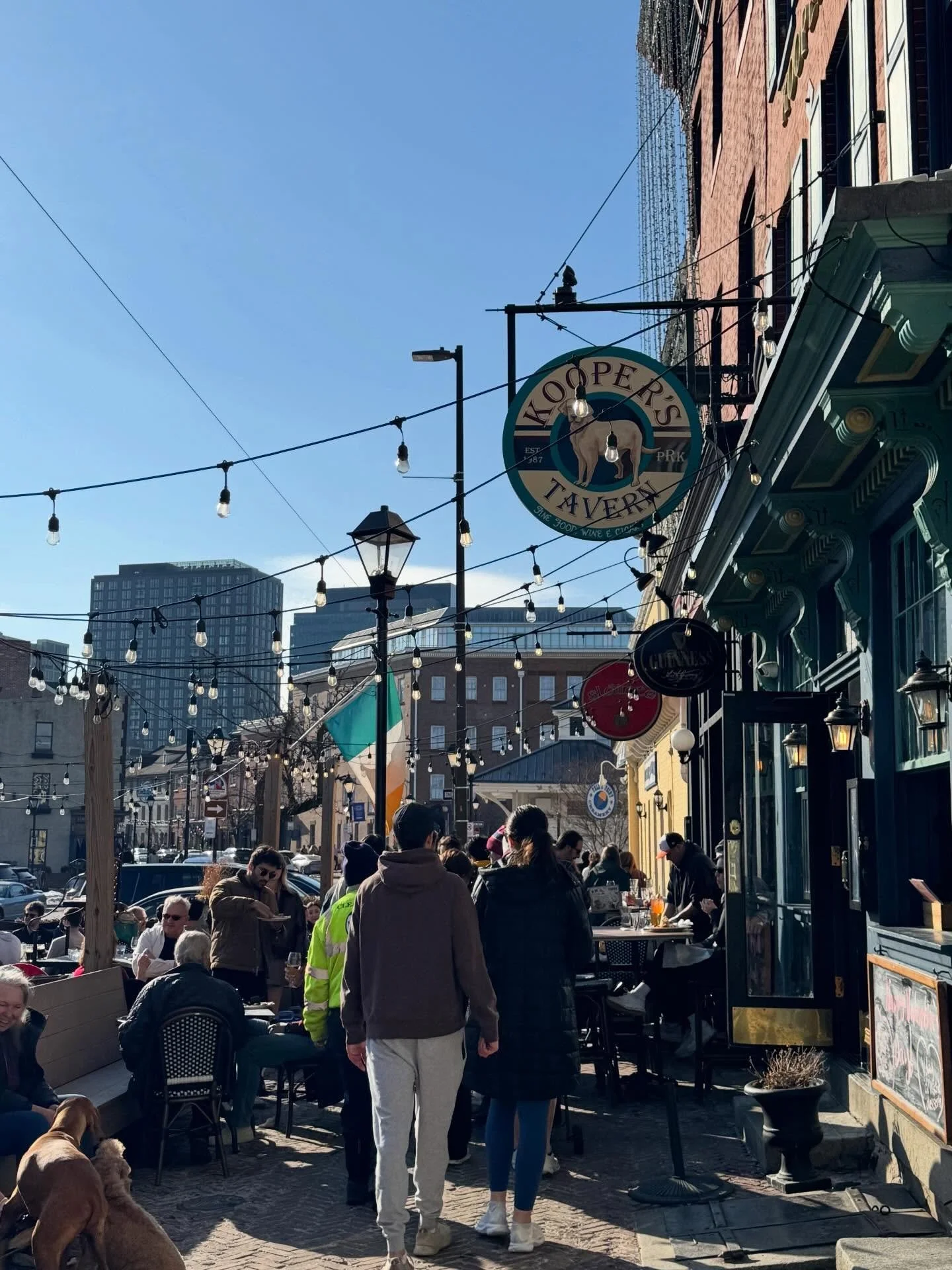 60 degrees and sunny in February&hellip;I think we&rsquo;re in love!❤️ Perfect day after the long stretch of cold to get out and enjoy Fell&rsquo;s Point! #fellspointmainstreet #fellspoint