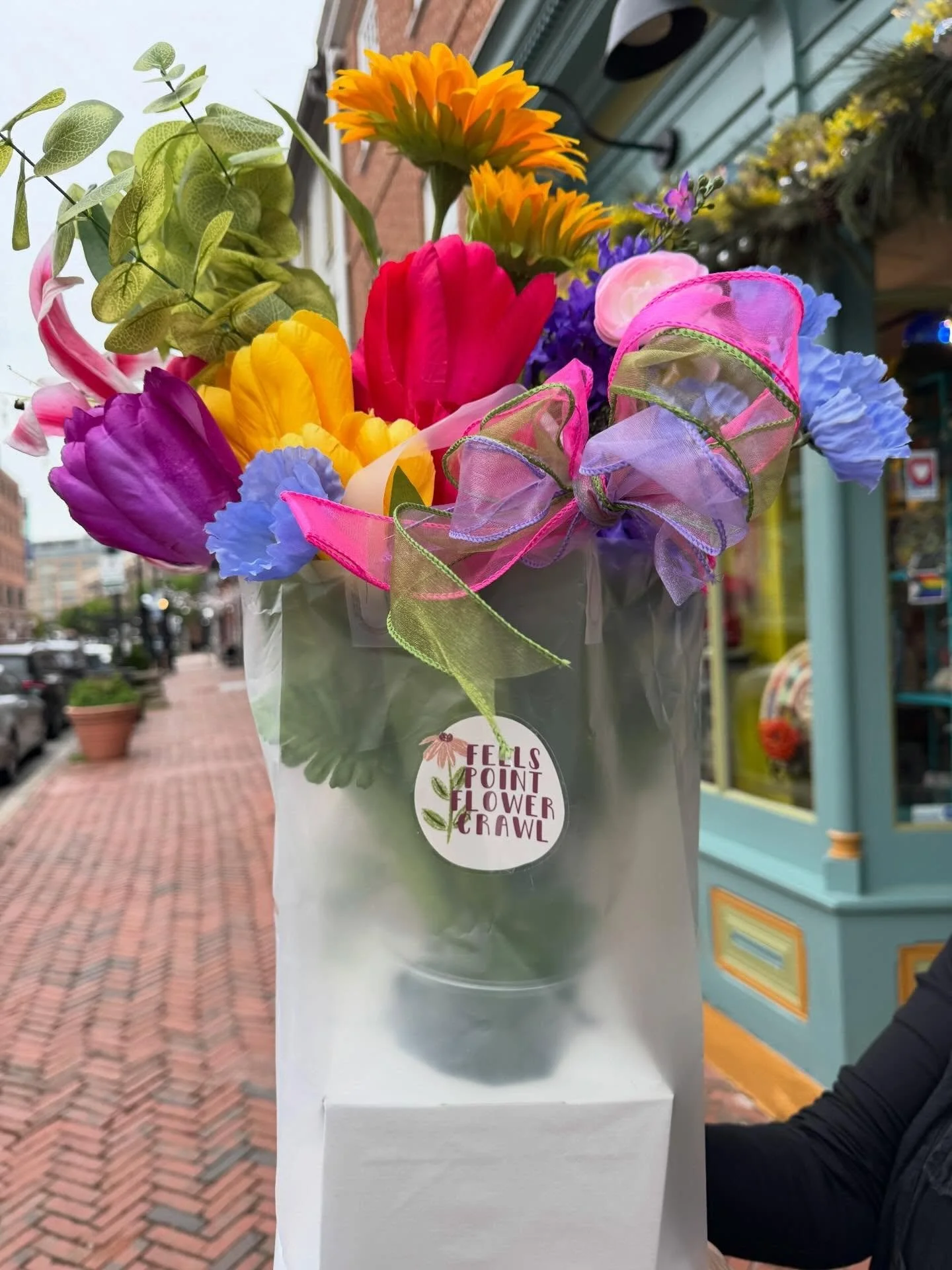 Last call for tickets for the Fells Point Flower Crawl! This is happening next Thursday, May 7th from 4-7:30pm. Tickets are $40 and need to be purchased in advance so we can have enough flowers for everyone. We have 20 participating businesses so you