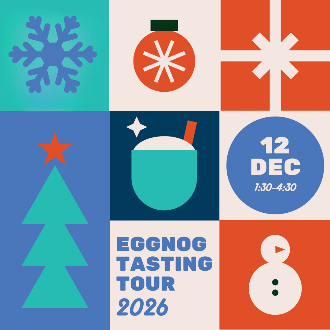 Eggnog Tasting Tour Event Poster