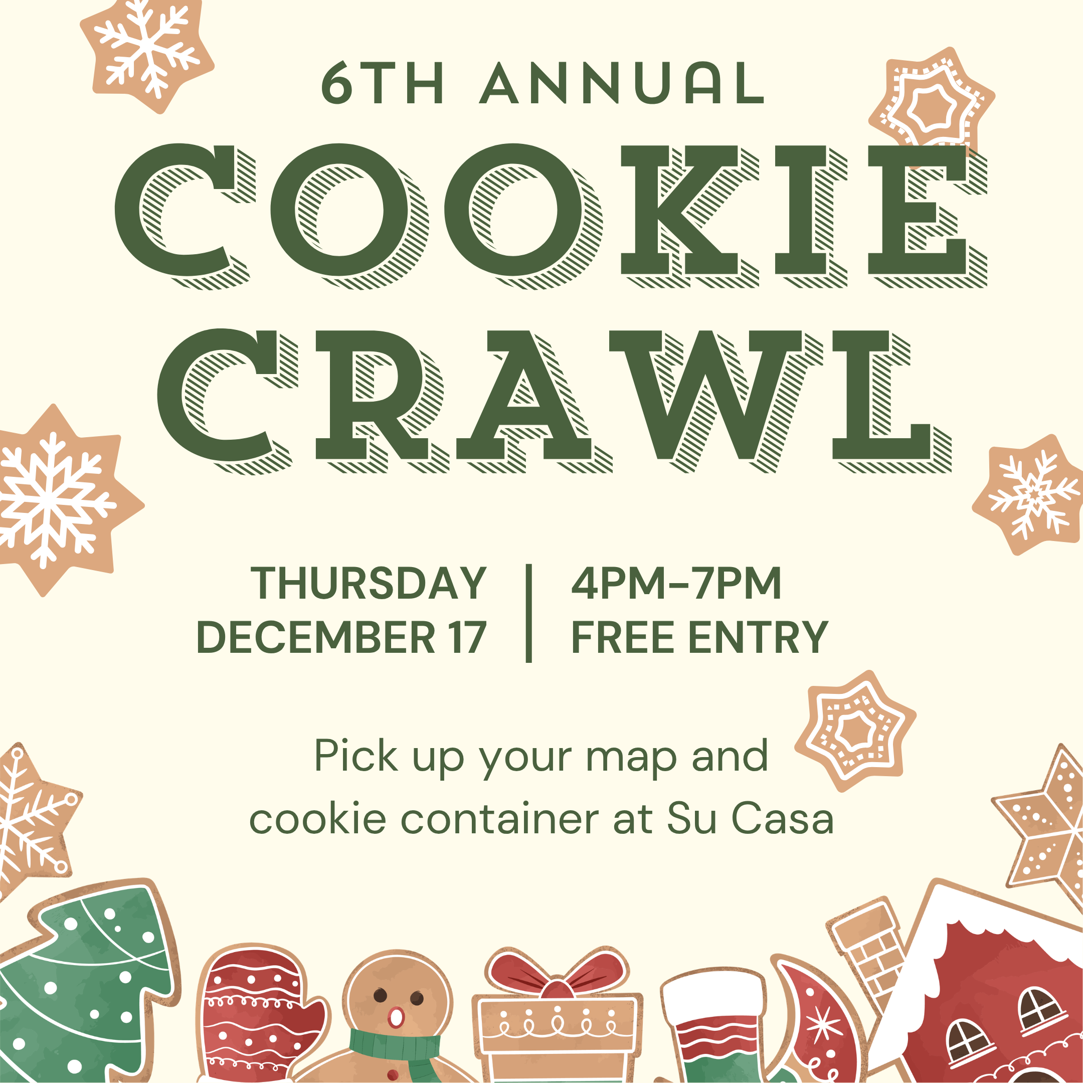 Cookie Crawl Event Poster