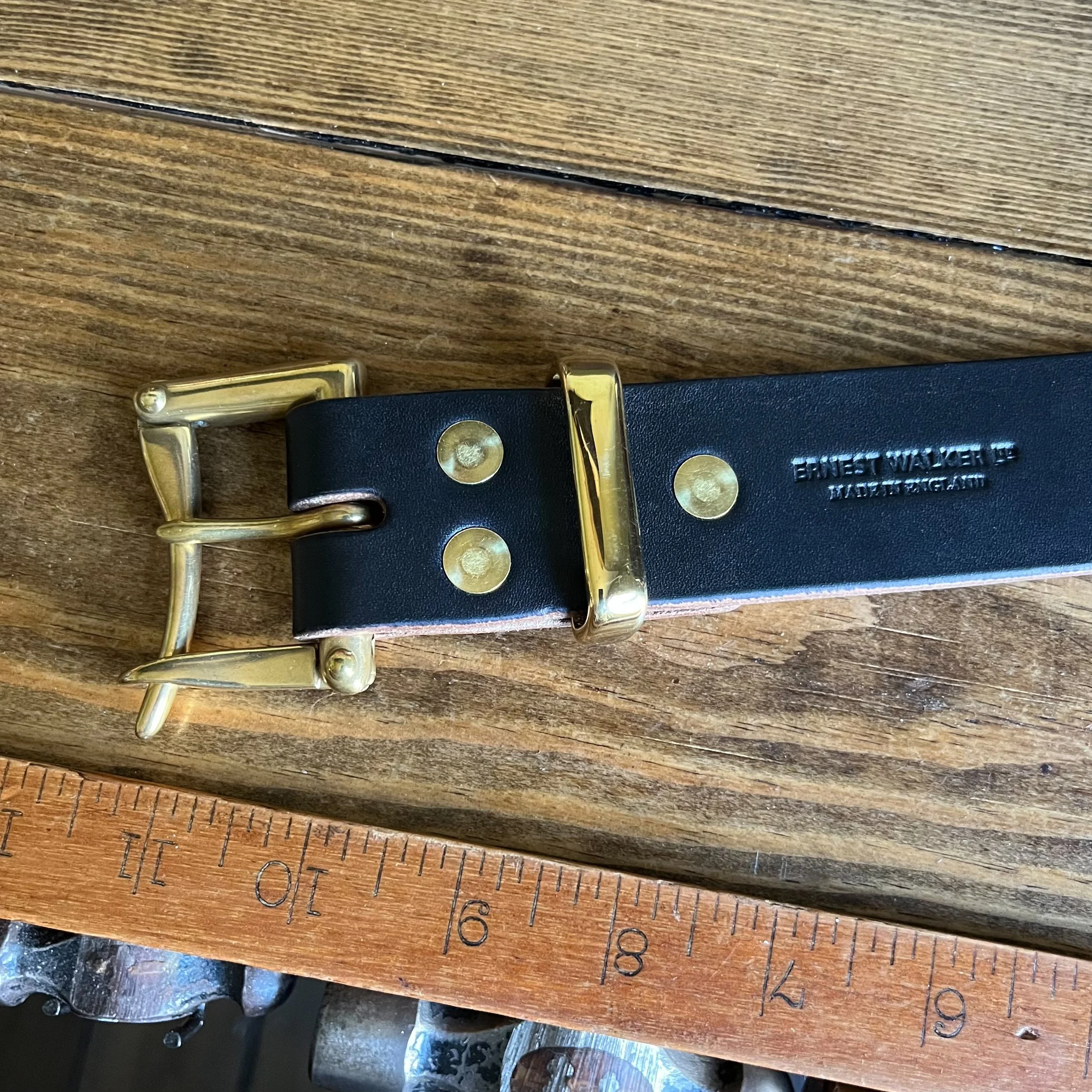 Brass Fireman's Quick Release Buckle Belt