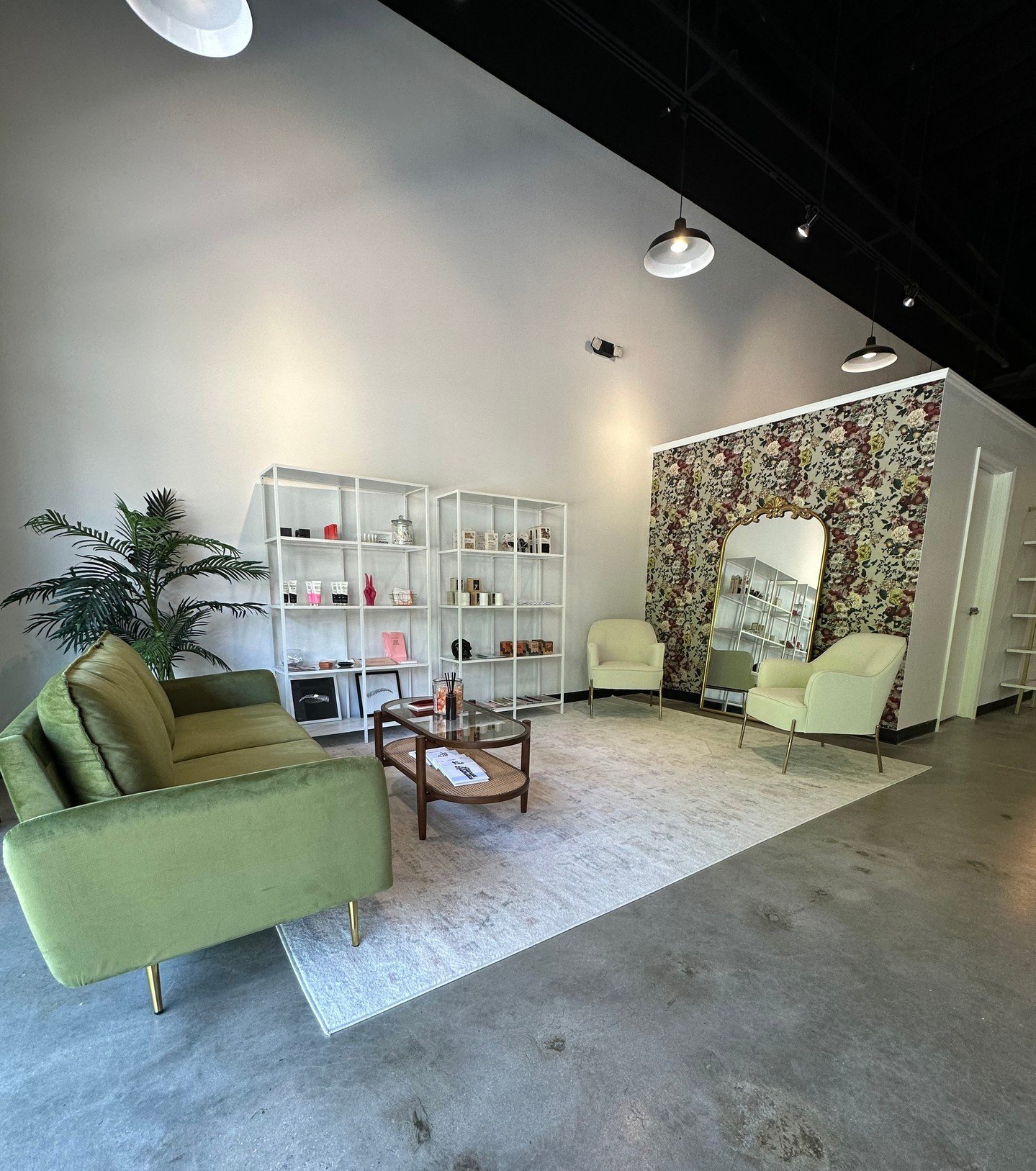 We are feeling the love and basking in the cozy vibes of our new studio space, especially our expanded lobby! 

When designing the studio we wanted to create a lobby that was a haven of positivity and would give you all the good feels when you enter.