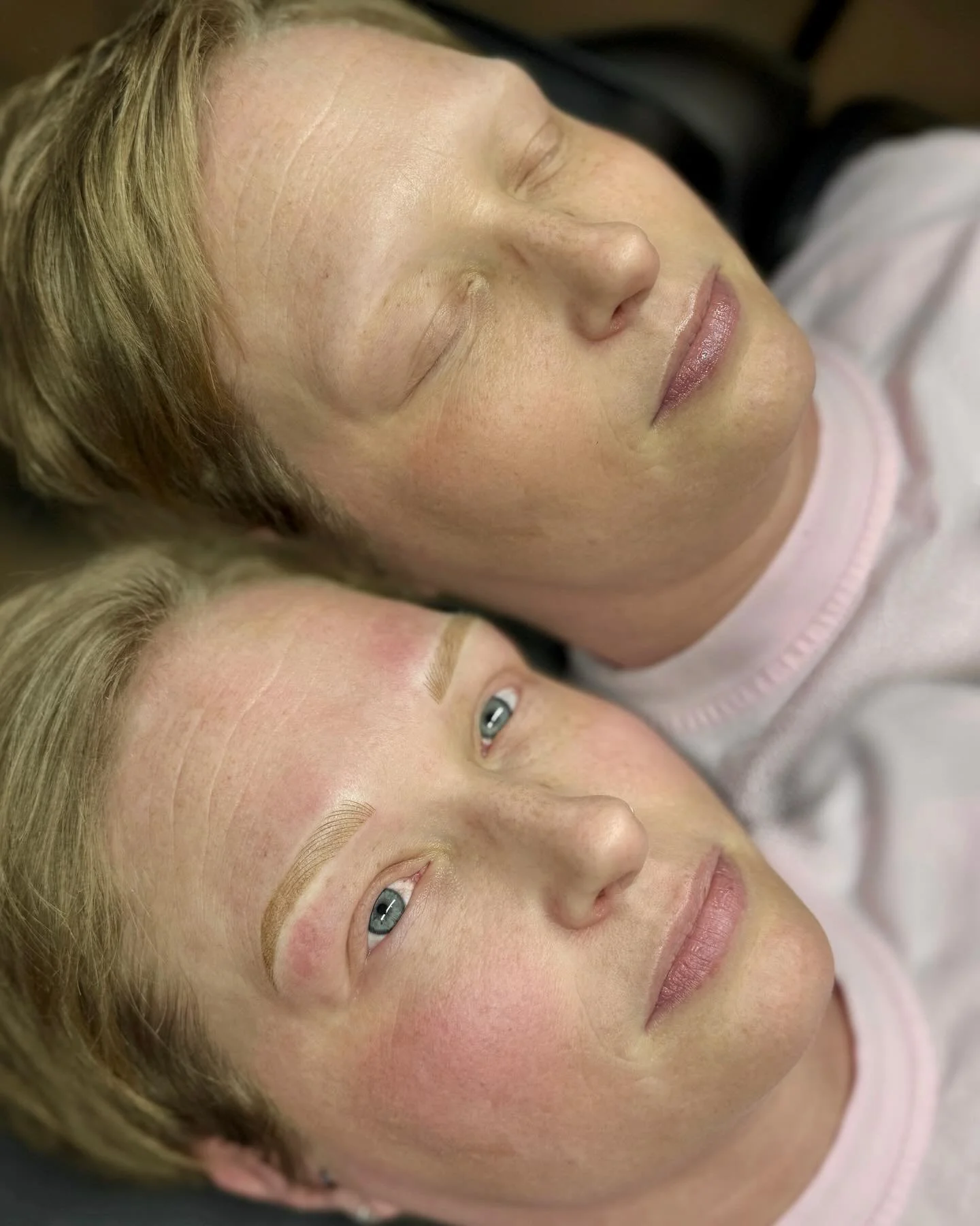 Soft, natural strokes in the front meet flawless powder shading throughout &mdash; giving you that perfectly defined yet effortless look 😍 Whether you&rsquo;re filling in sparse areas or just want more shape + structure, hybrid brows are your go-to 