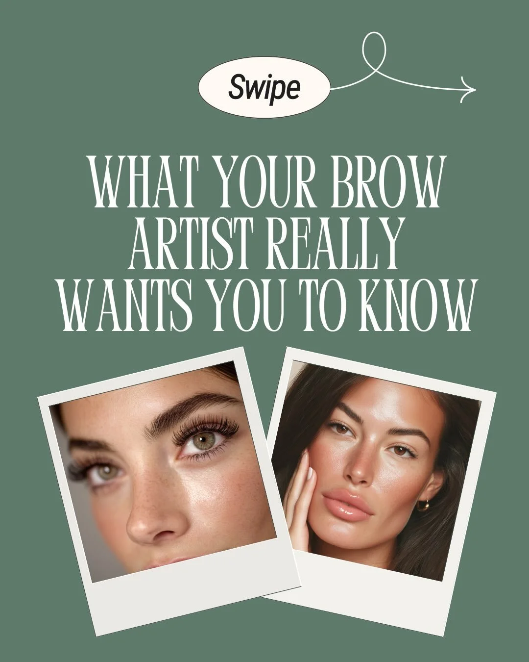 Real talk from your brow artists.

Swipe through for the truths we wish every client knew before booking &mdash; from why Pinterest inspo pics aren&rsquo;t a blueprint, to why healing takes patience, to why that second session is non-negotiable. Trus
