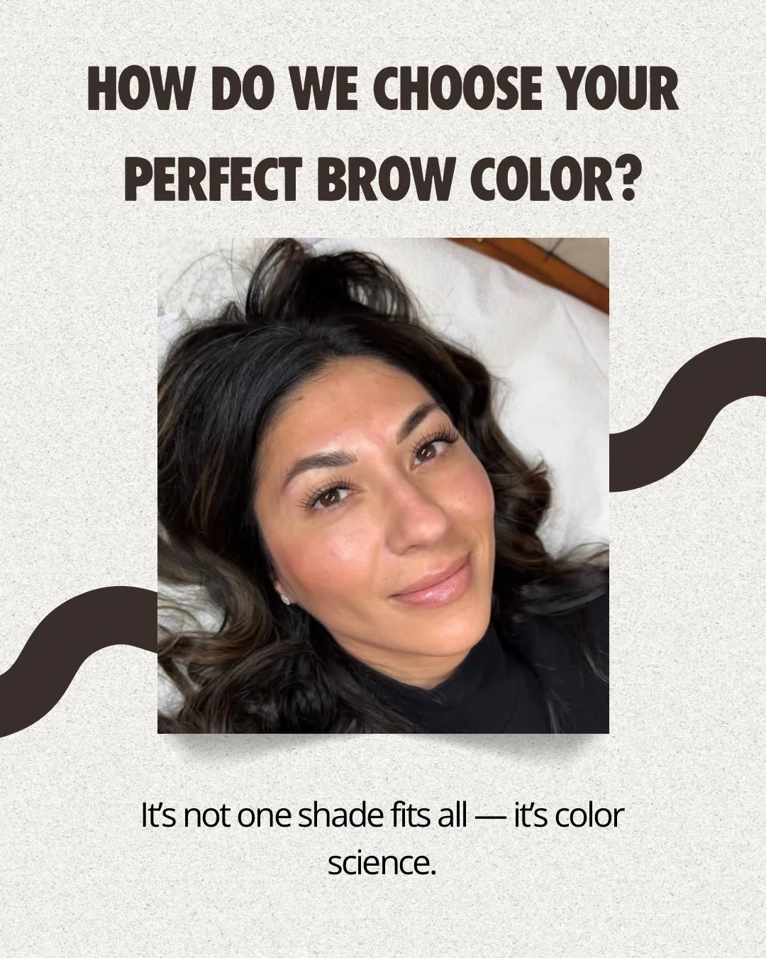 Custom blend only, always. Your brow color isn&rsquo;t picked off a shelf &mdash; it&rsquo;s mixed for your undertone, matched to complement (not copy) your hair, and adjusted knowing pigment softens as it heals. Basically, science meets your face an