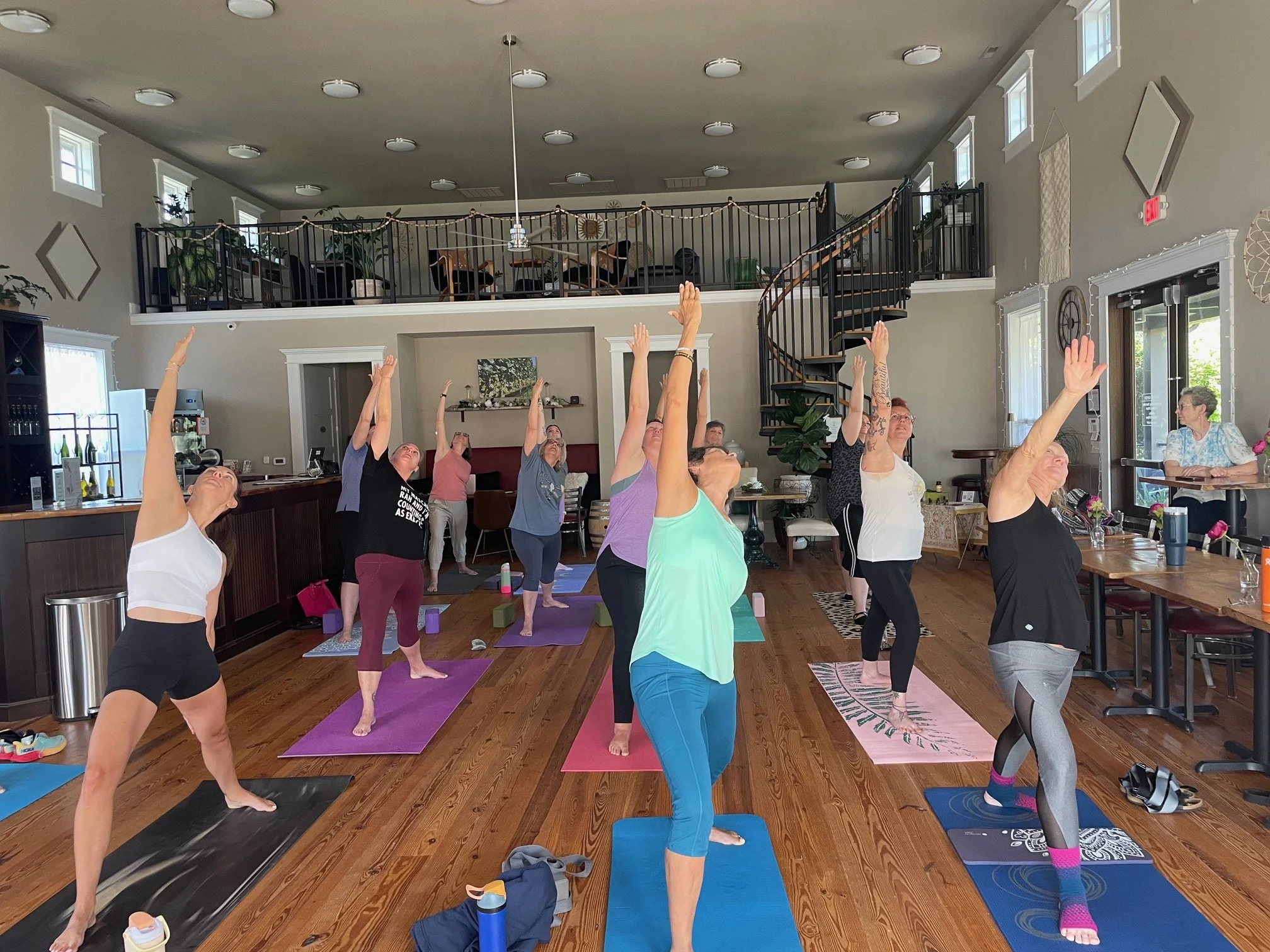 Yoga and Wine