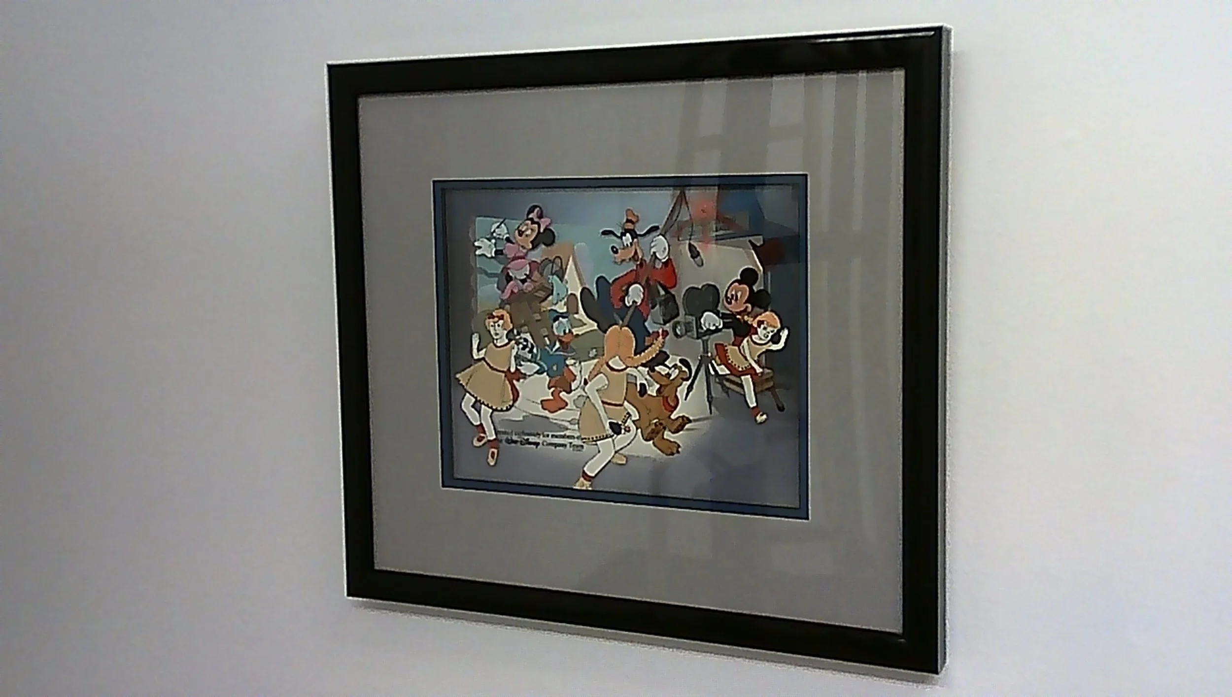 Cheapest Framed Gift (the Vivian girls come to the rescue),
2013
acrylic on Disney cell