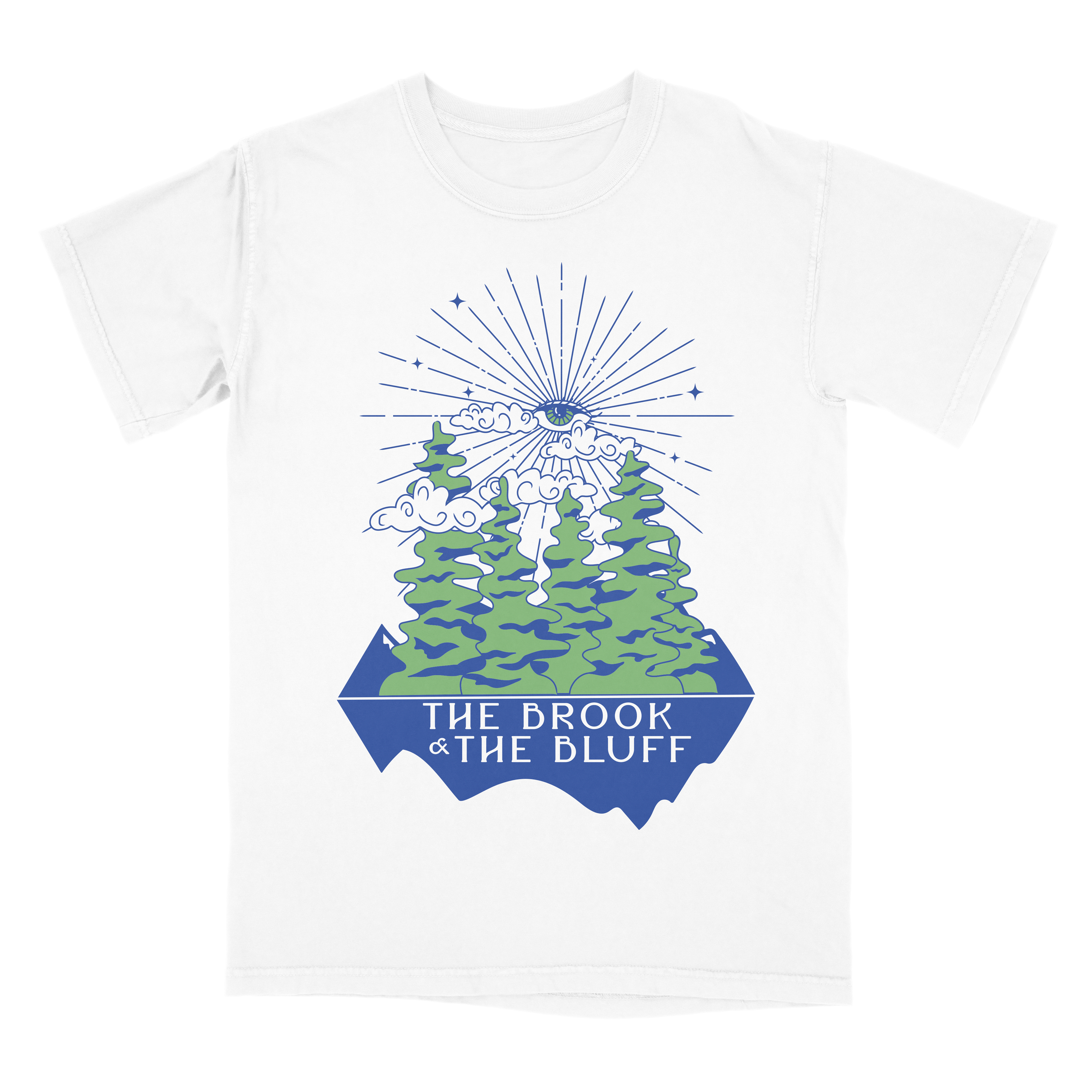 The Brook and The Bluff | Radiating Eye Tee