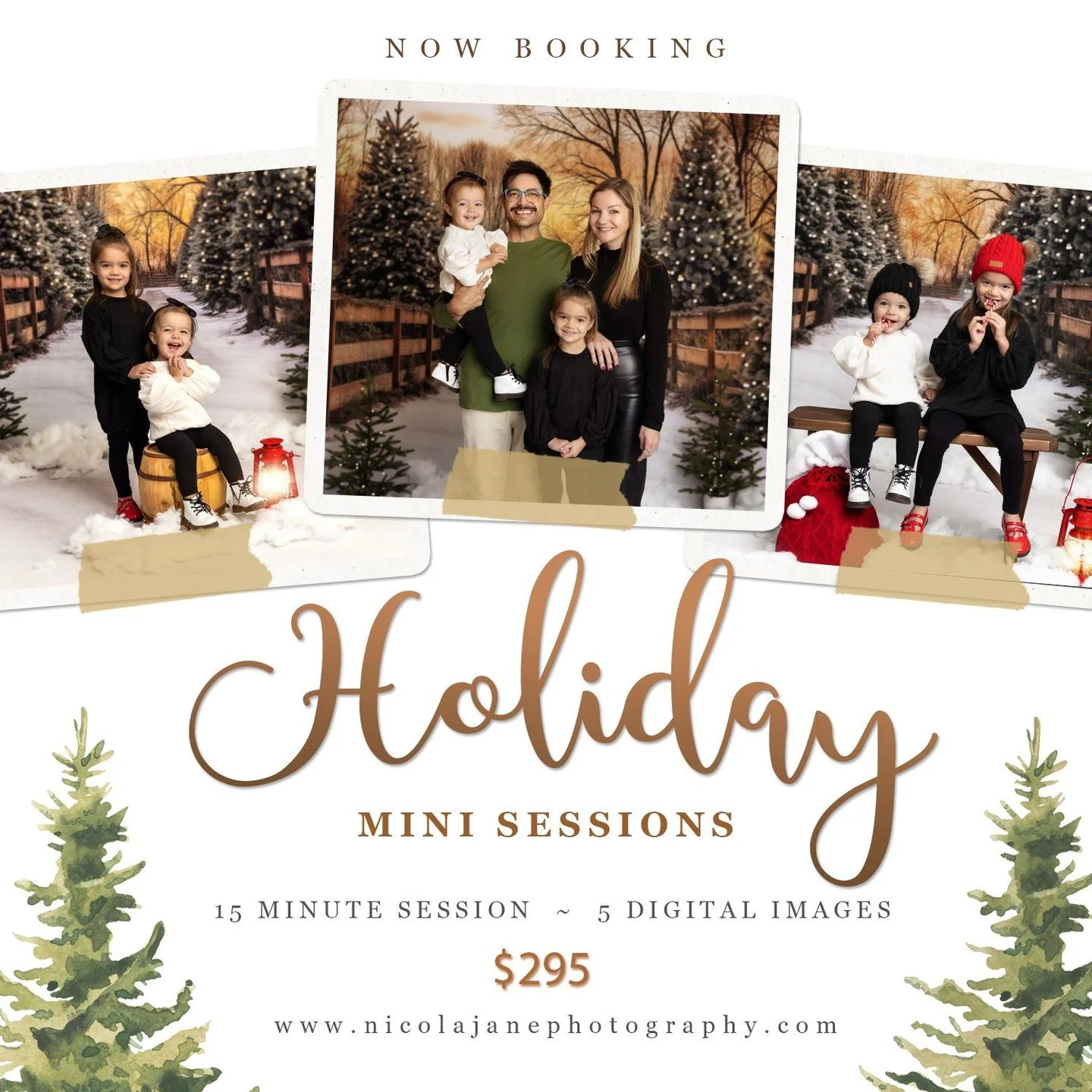 🎄✨ Holiday Minis are THIS weekend! ✨🎄
Don&rsquo;t be that person in December scrambling for Christmas card photos! 😉

Get them now &mdash; before life gets busier and while your little ones are still in whatever phase they're in, because I can gua