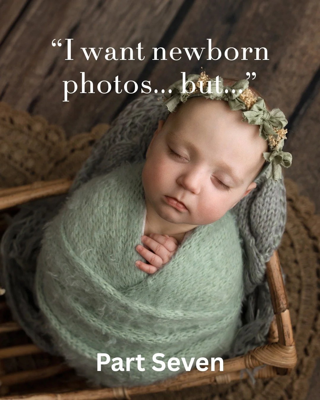This one came directly from a client comment on this series&hellip; and honestly, I think it&rsquo;s such an important conversation to have.

There is so much pressure online to think newborn photos have to happen in one tiny window, or that babies h