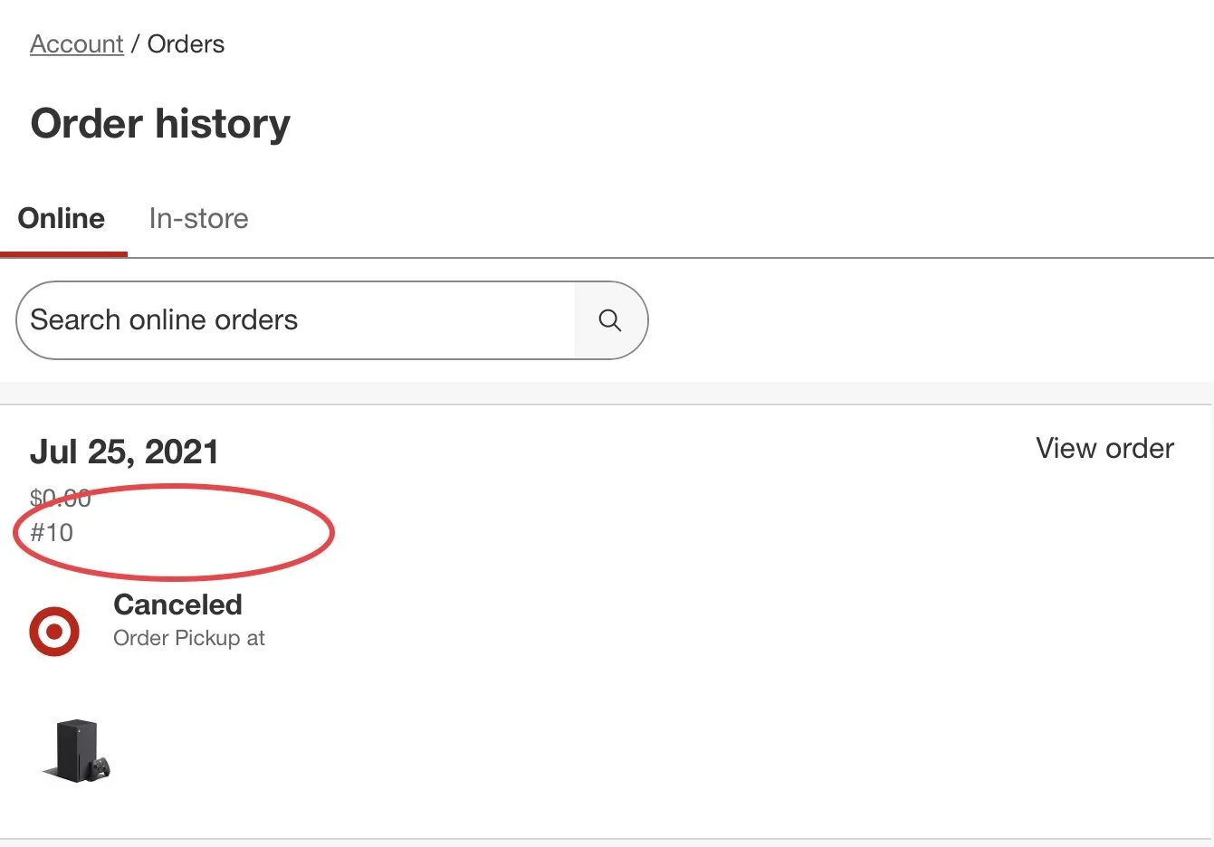 Target Cancel Reason — Boost Links