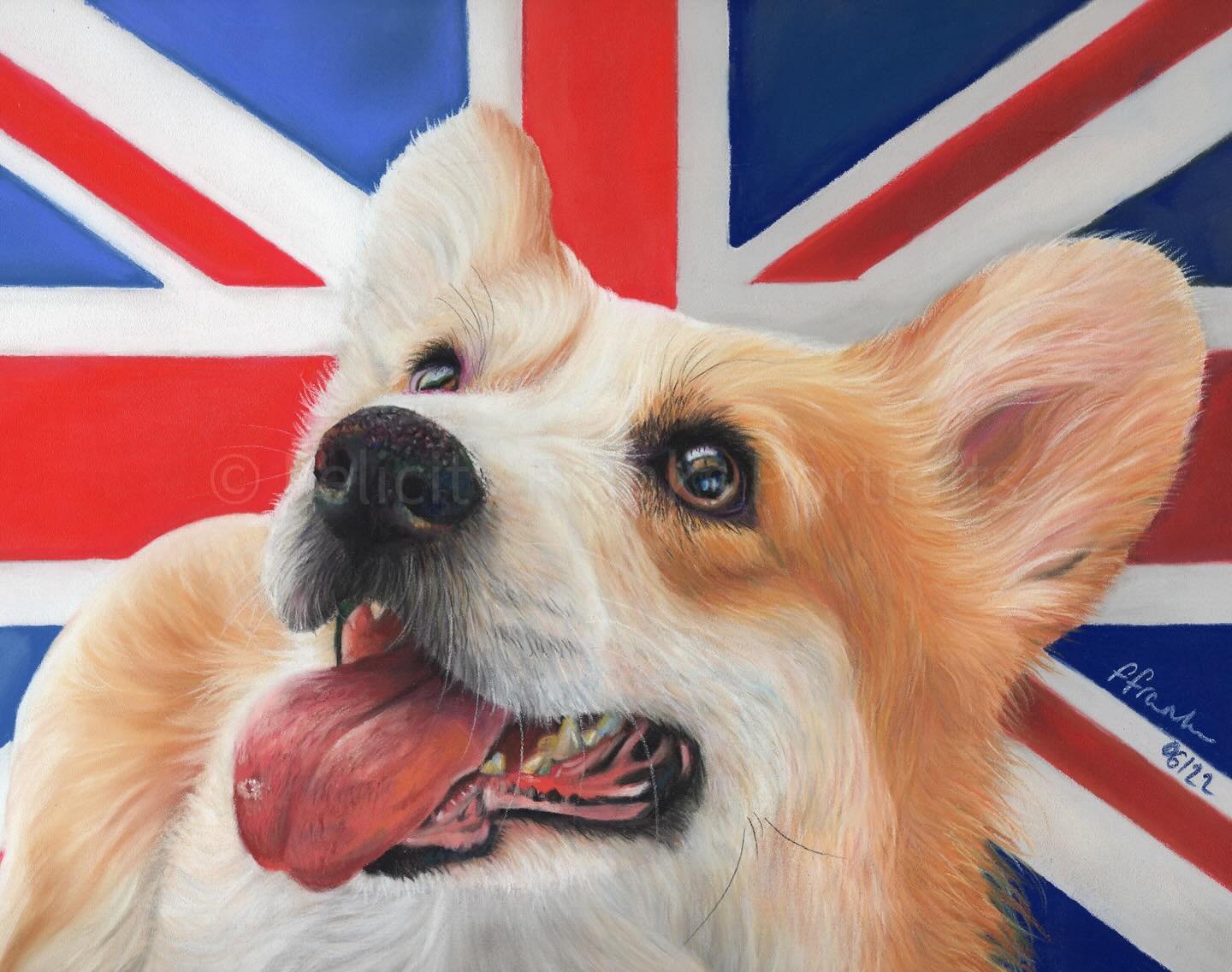 Who remembers the Platinum Jubilee Corgi I drew back in 2022? 

I have such exciting news regarding this drawing&hellip; I have finally organised some limited edition prints, which will be available on my website at the end of the week! 

If you want