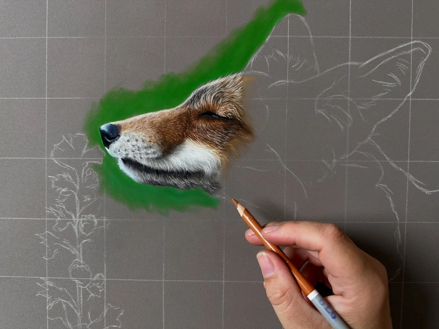 Part one of the fox tutorial some of you voted for in my story is now live on Patreon ✍️ apologies I&rsquo;ve been so quiet lately, I&rsquo;ve got lots going on (we&rsquo;re in the middle of a massive house move!) and the kids are also on school holi