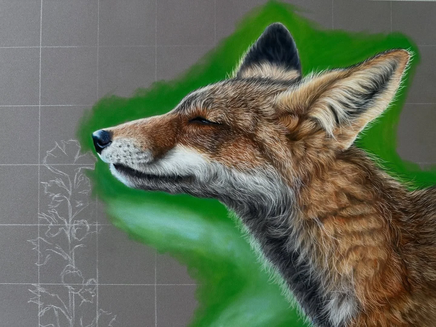 Part three of the fox tutorial went live this weekend! I can&rsquo;t tell you how happy this drawing made me, those textures were so fun to create and I&rsquo;m so pleased it&rsquo;s all on camera so I could share this one with my Patreon members! It