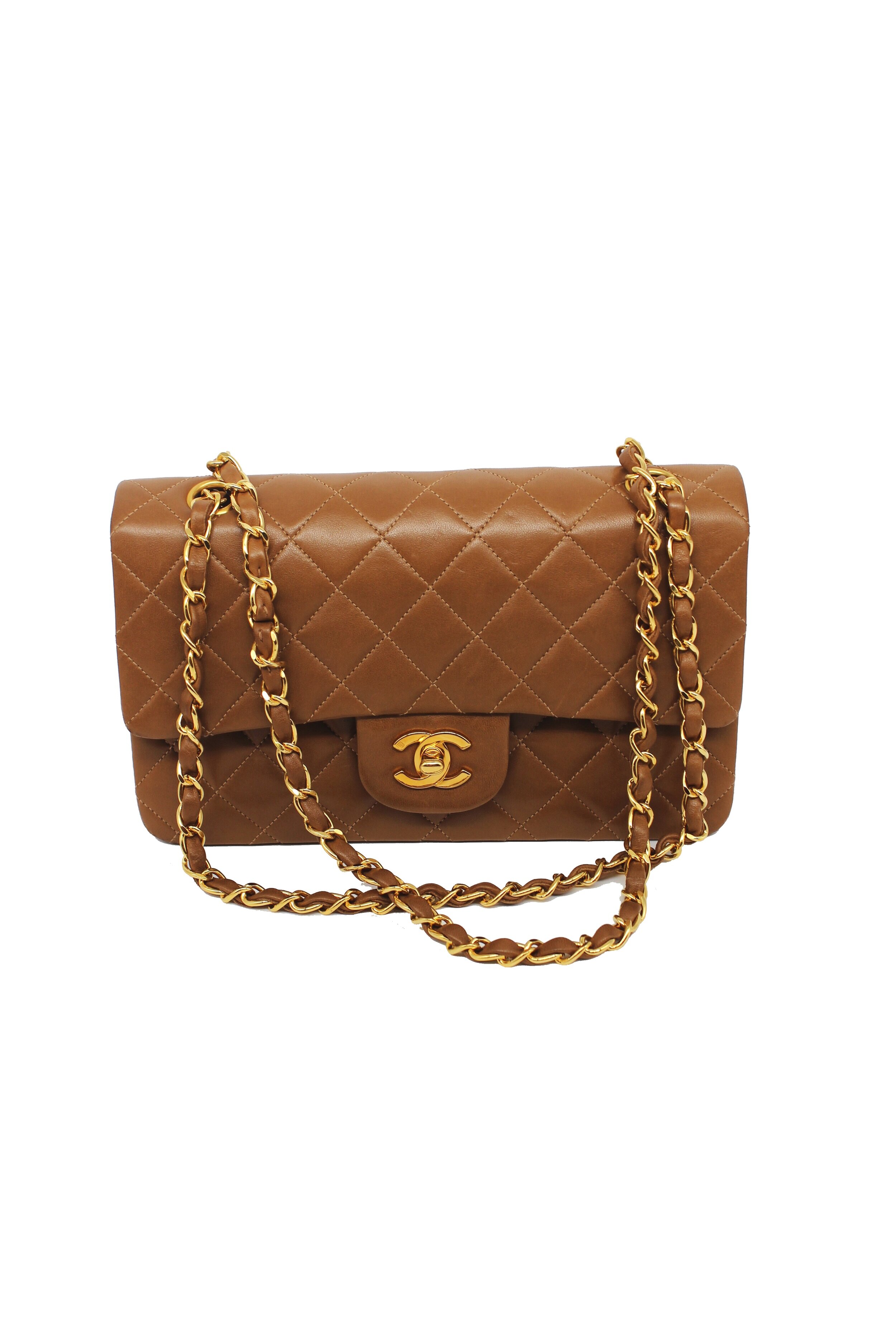 Camel Small Chanel Classic Flap Bag — The Only