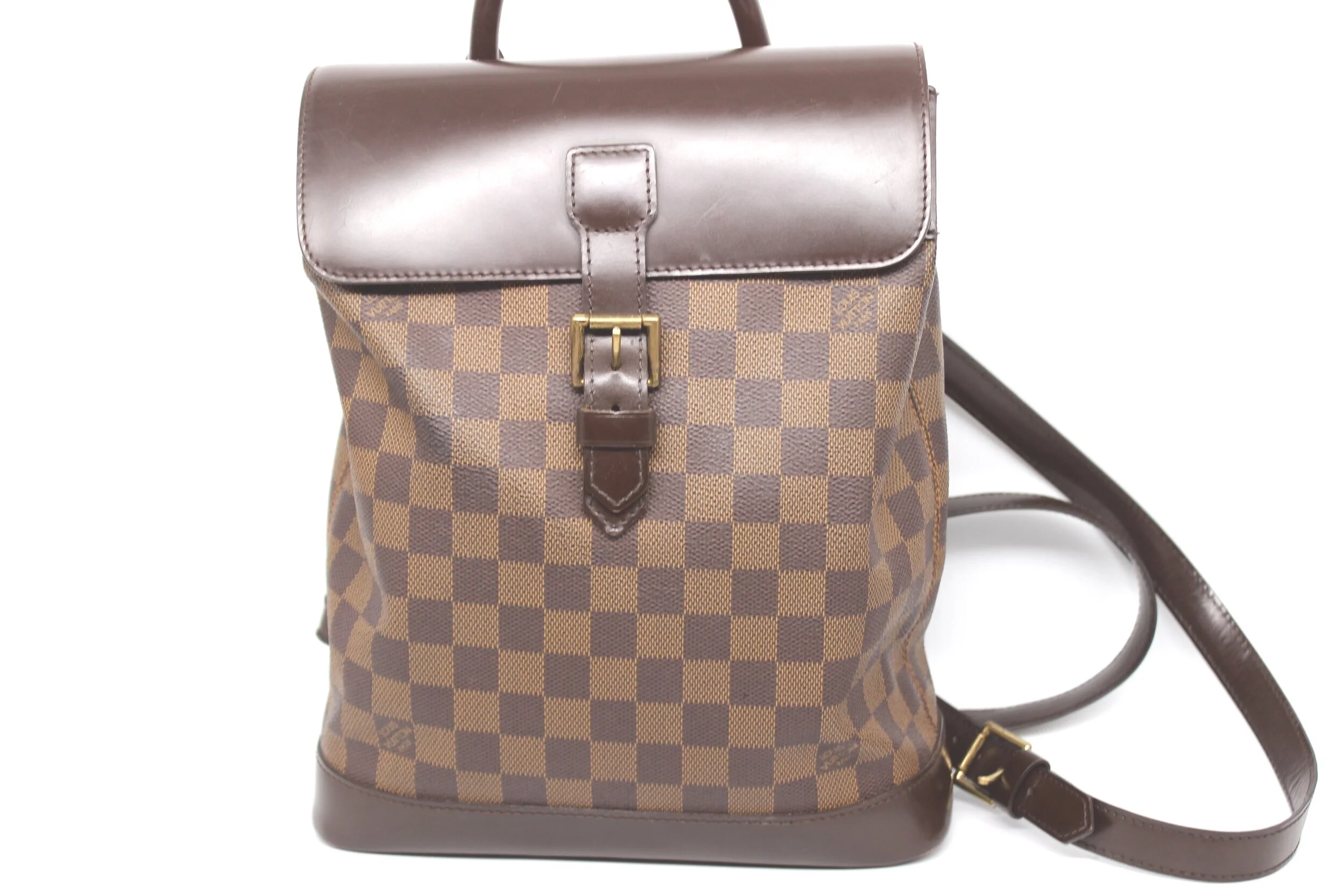 Soho Backpack in Damier Ebene