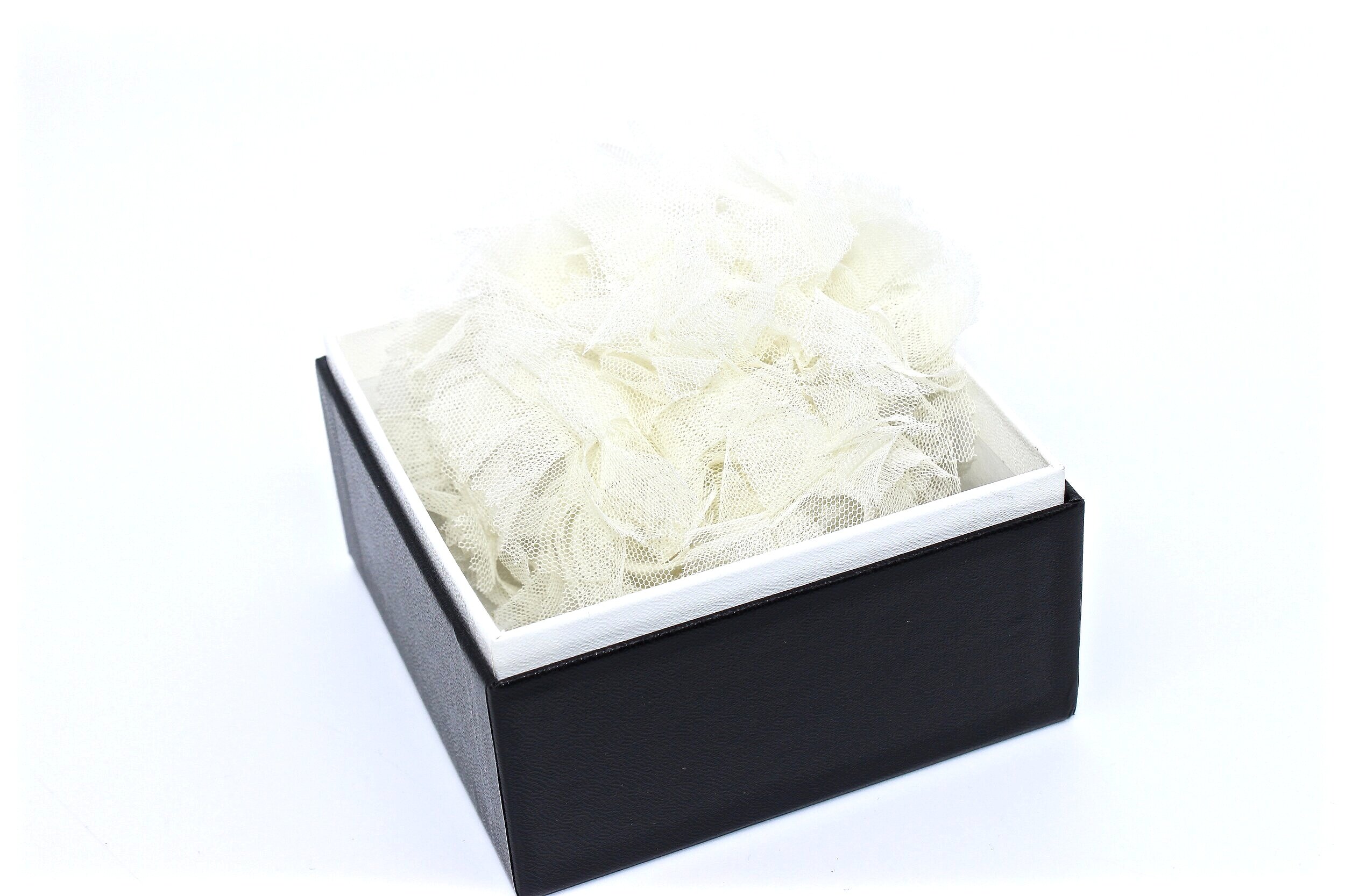 Chanel Camellia Brooch - Cream Tulle