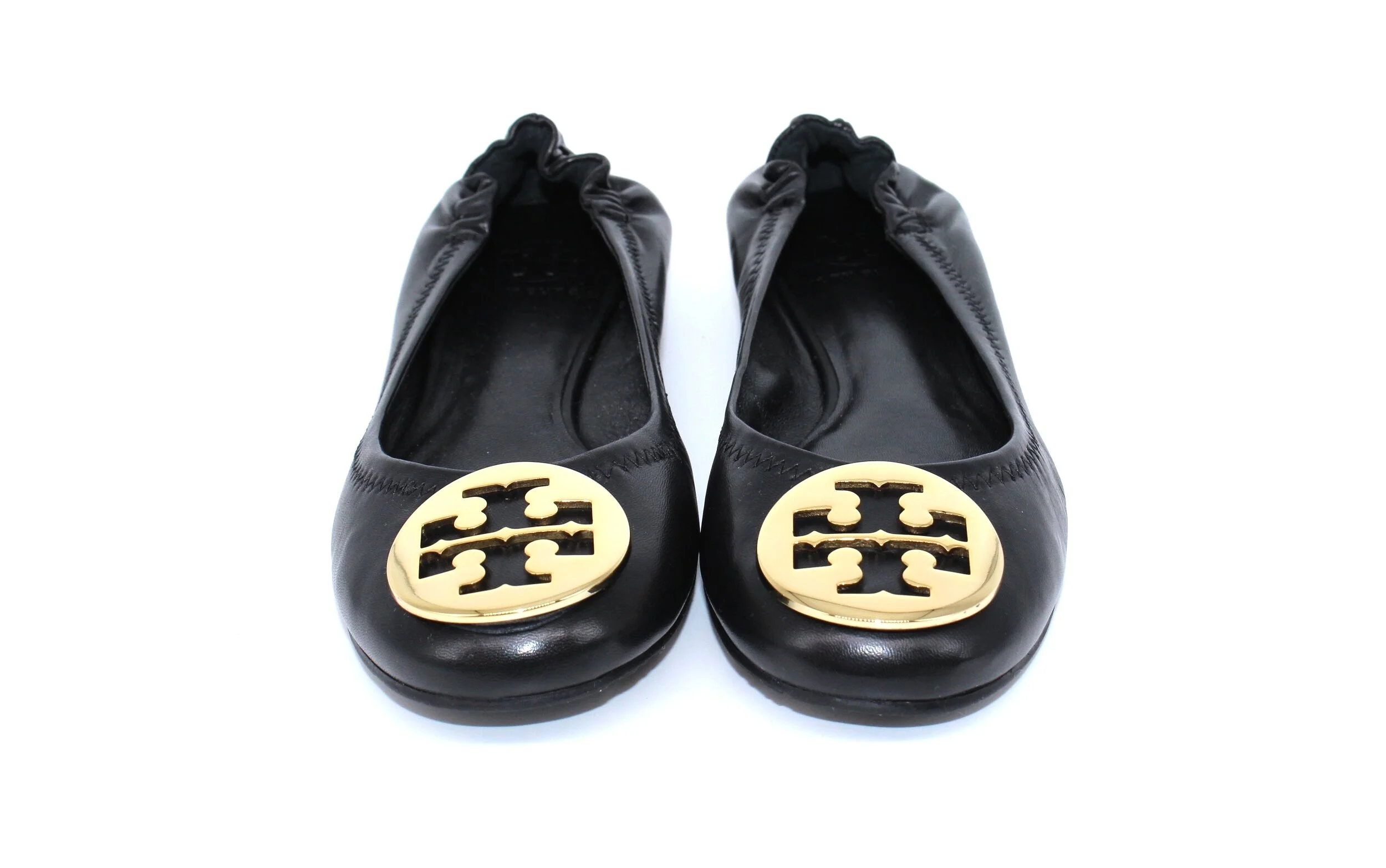 Tory Burch Reva Flat in Black